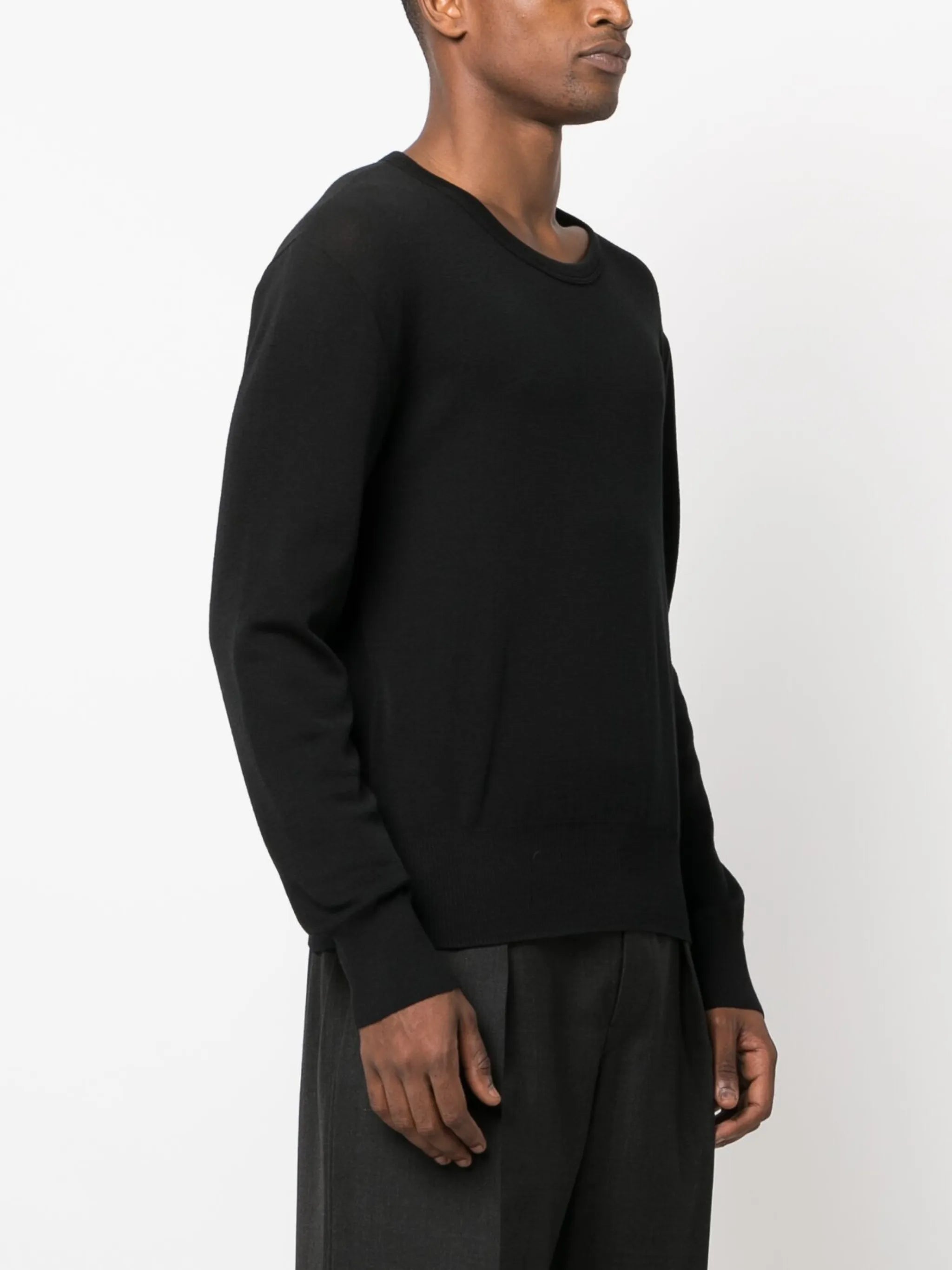 fine-knit wool jumper