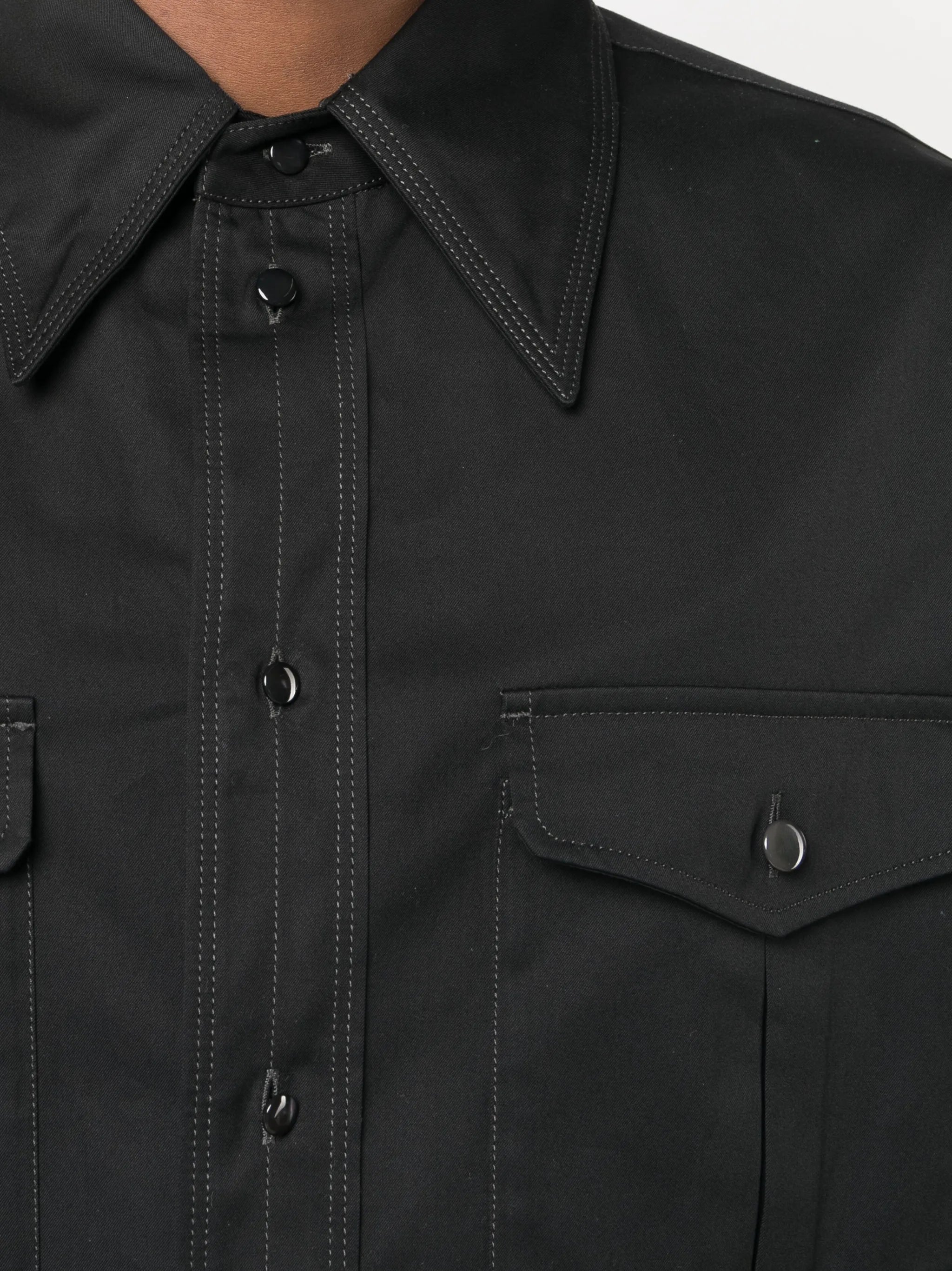 long-sleeve cotton shirt