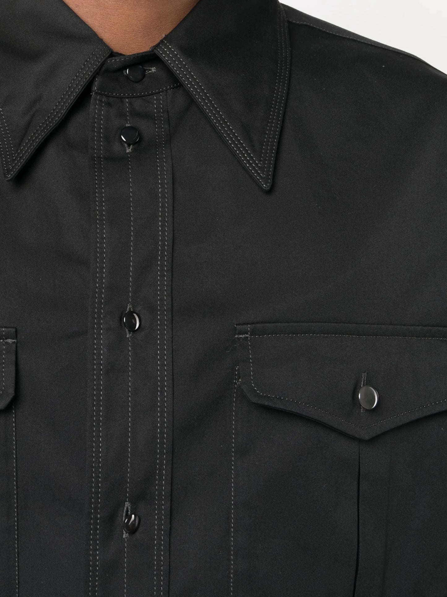 long-sleeve cotton shirt