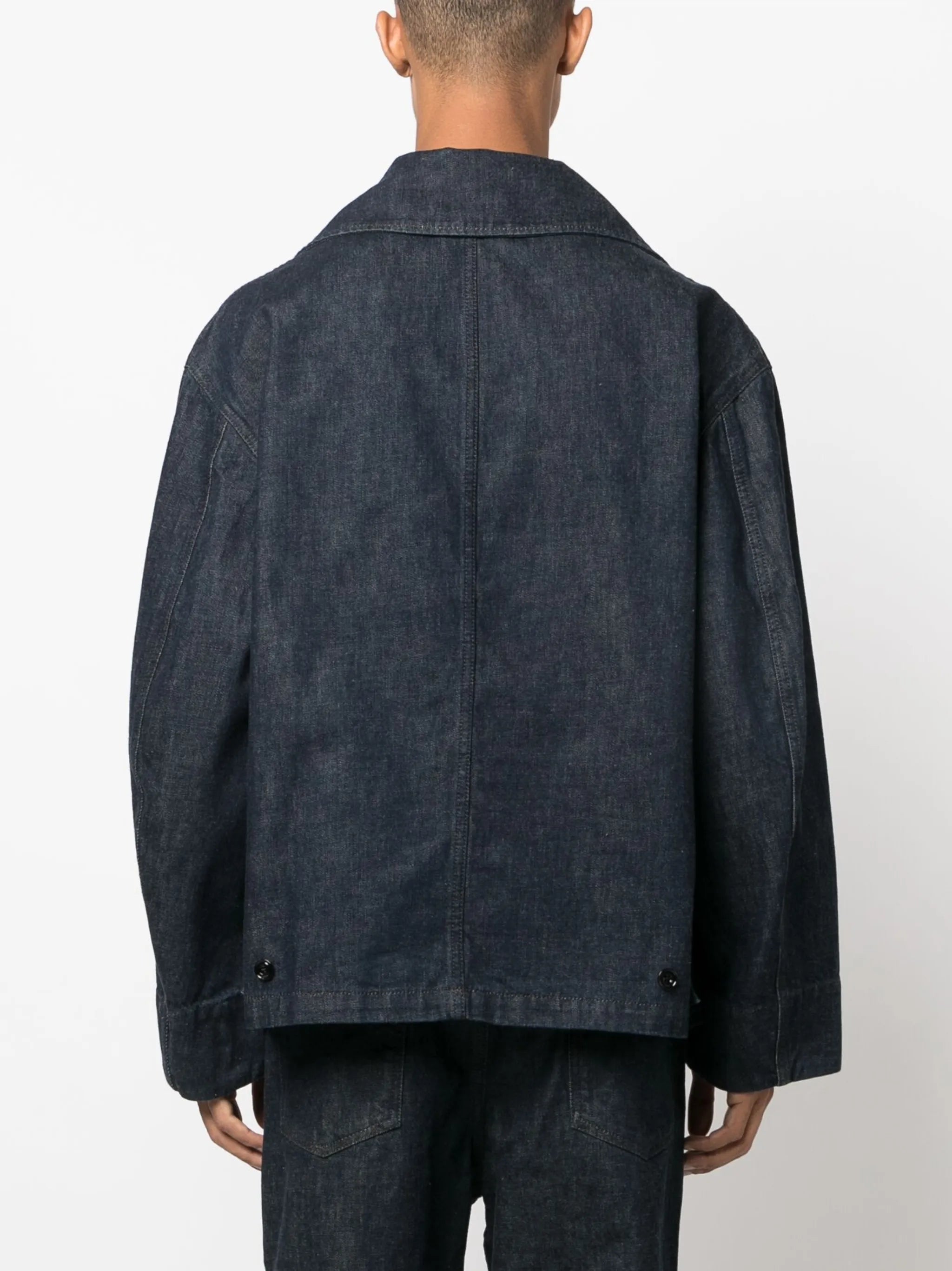 Dispatch double-breasted denim jacket