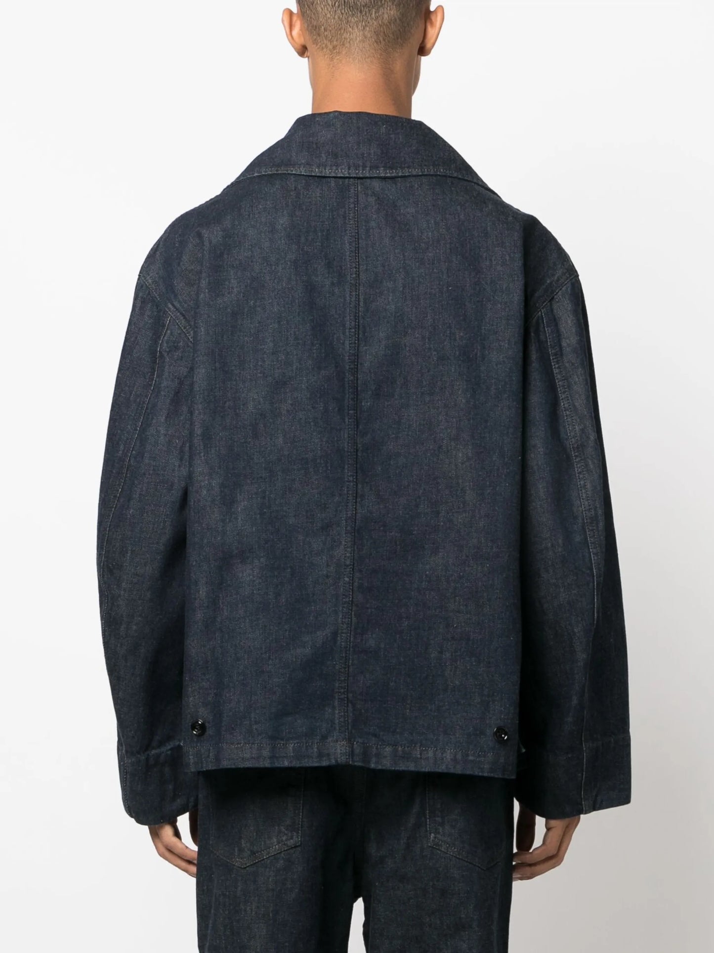 Dispatch double-breasted denim jacket