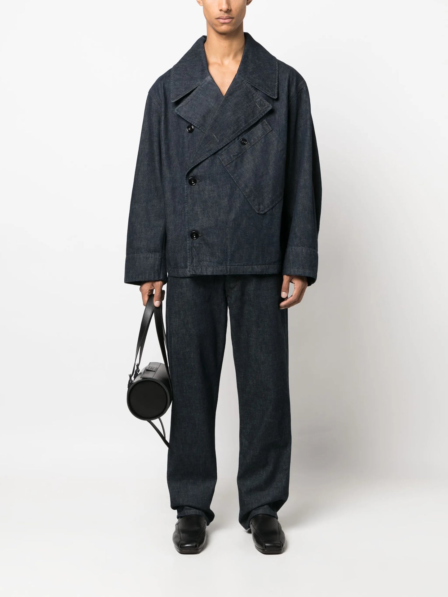 Dispatch double-breasted denim jacket