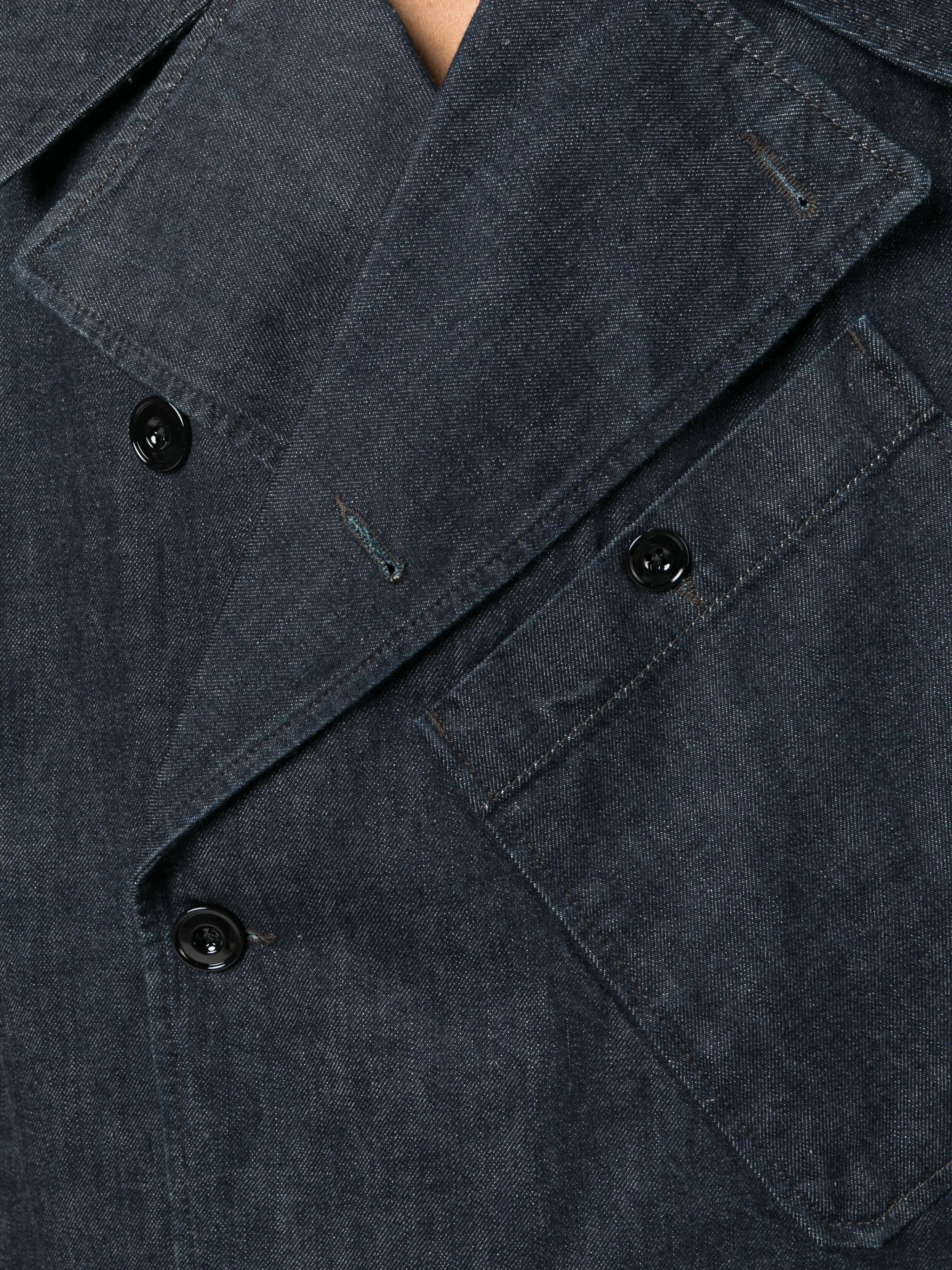Dispatch double-breasted denim jacket