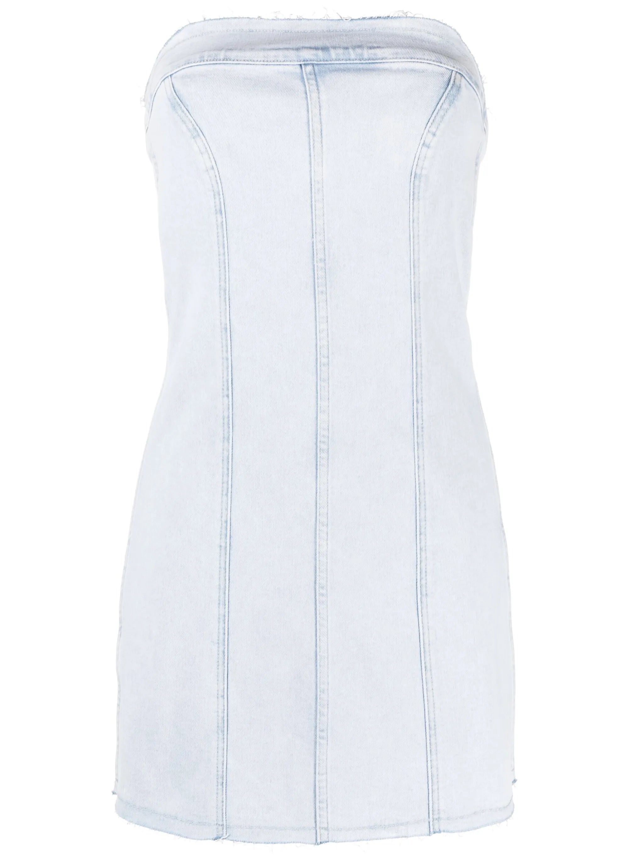 stretch-denim minidress
