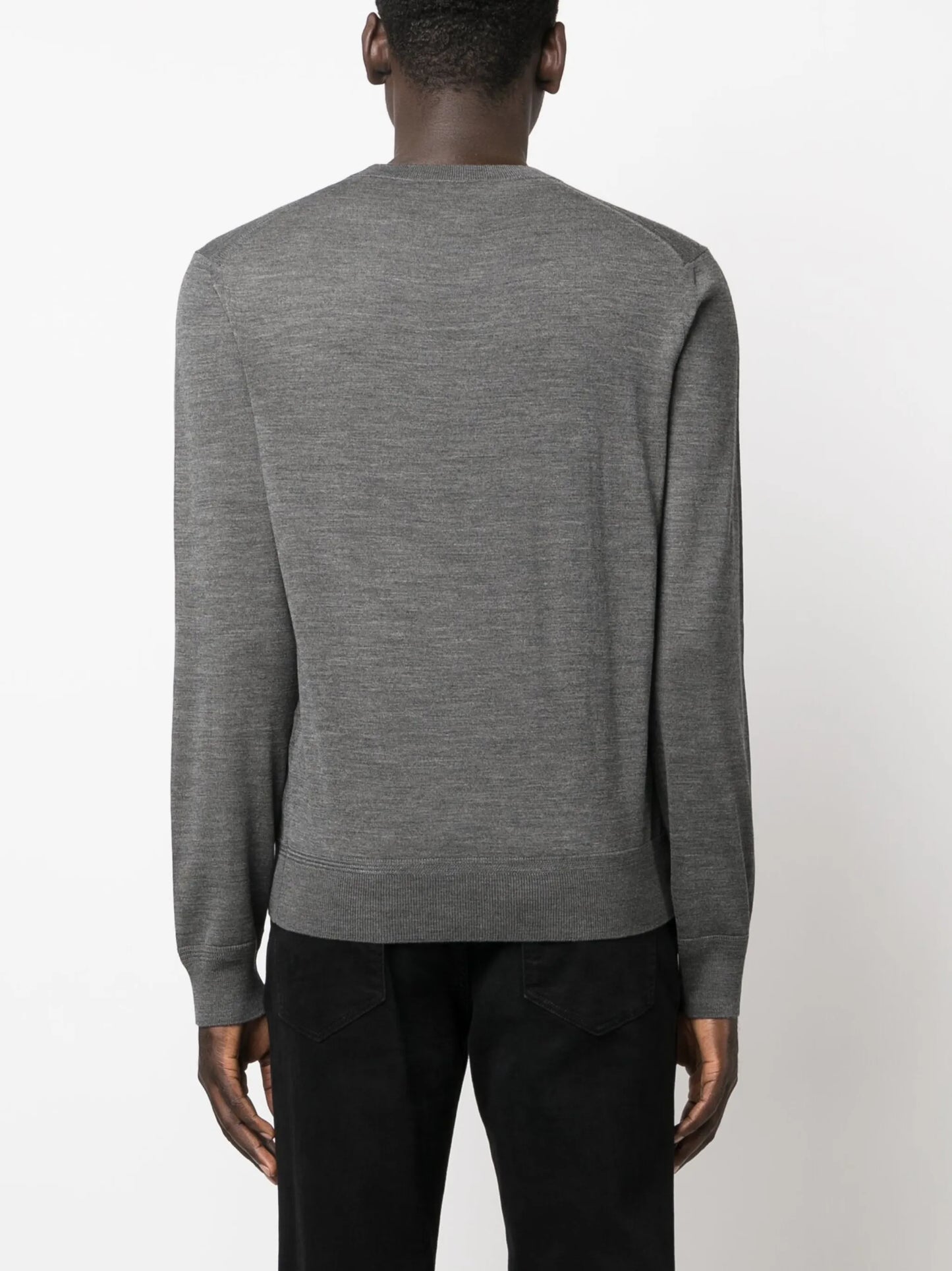 crew-neck wool jumper