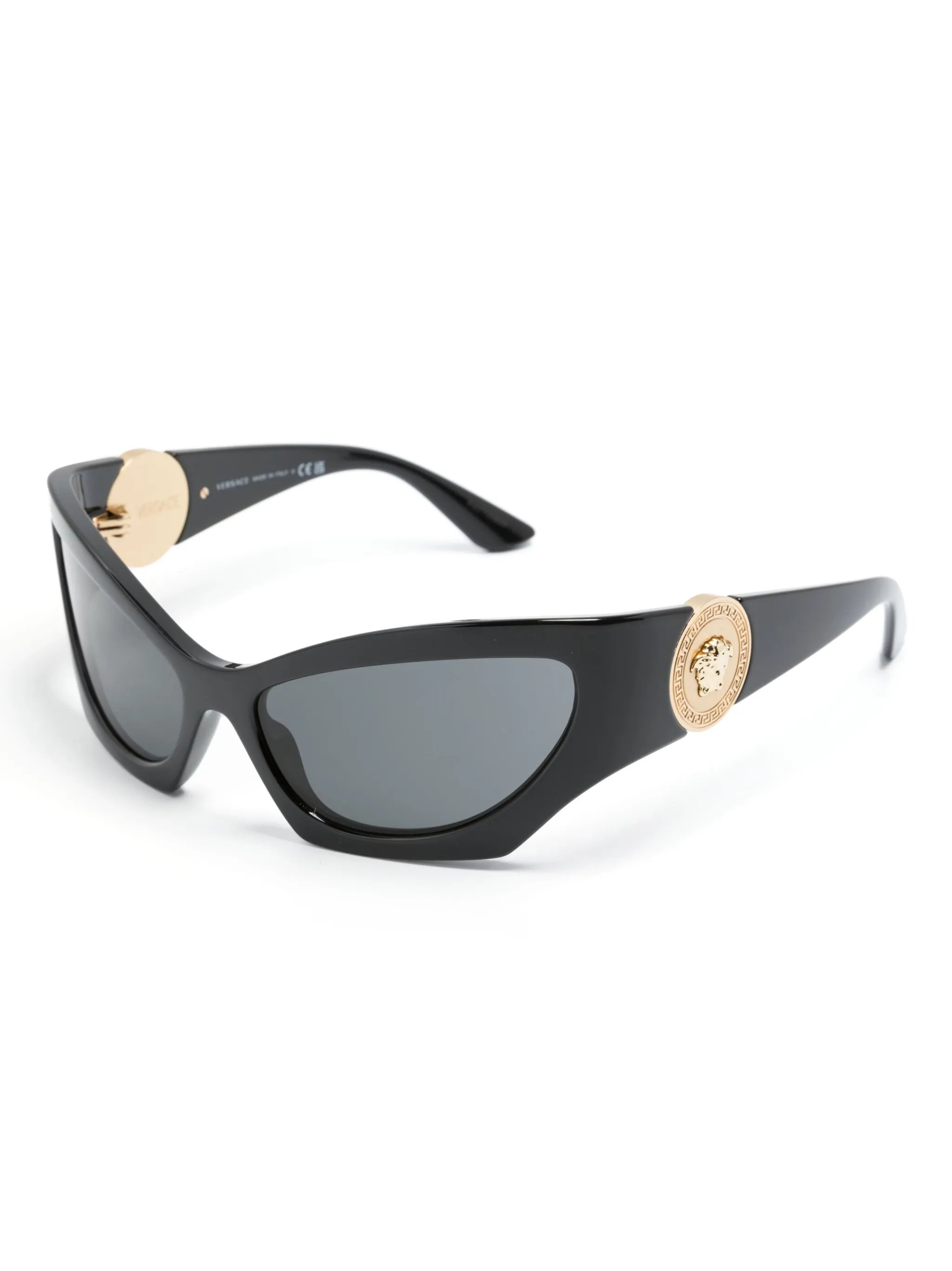 Medusa-detail cat-eye sunglasses