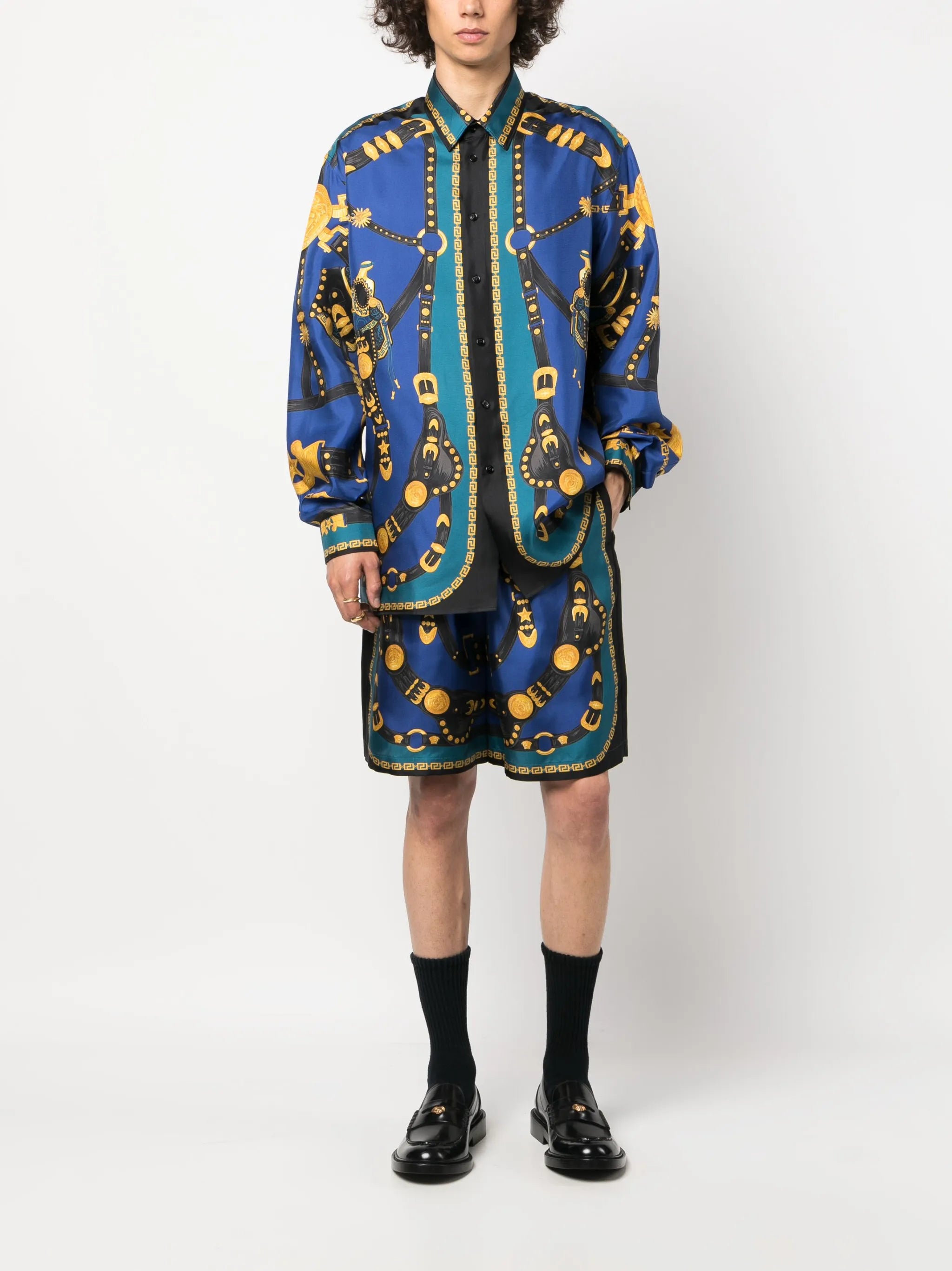 Medusa Saddle silk shirt