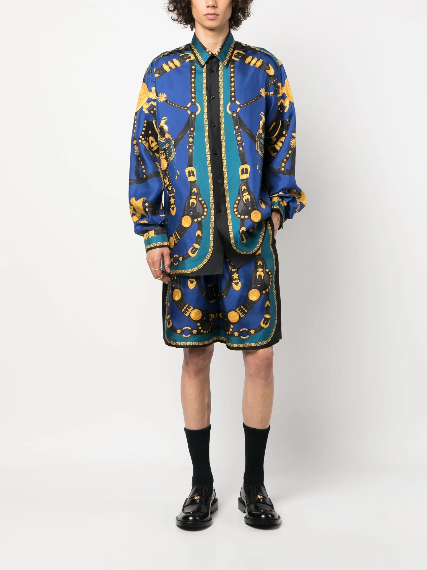 Medusa Saddle silk shirt