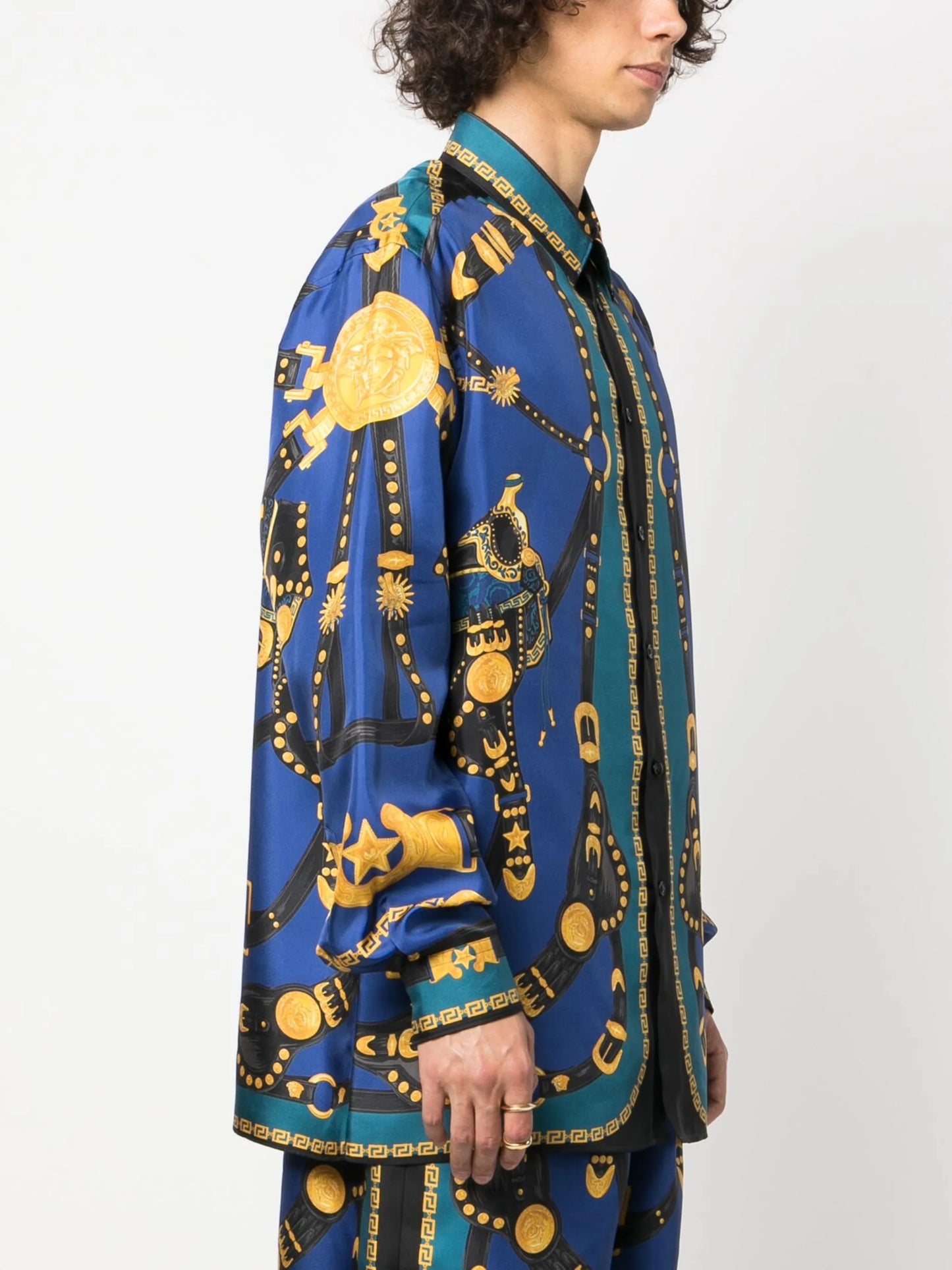 Medusa Saddle silk shirt