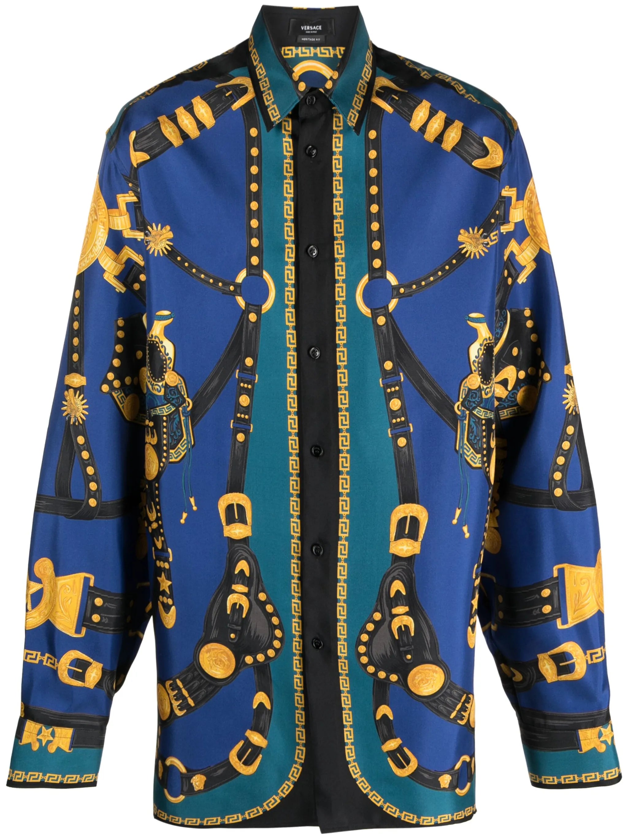 Medusa Saddle silk shirt