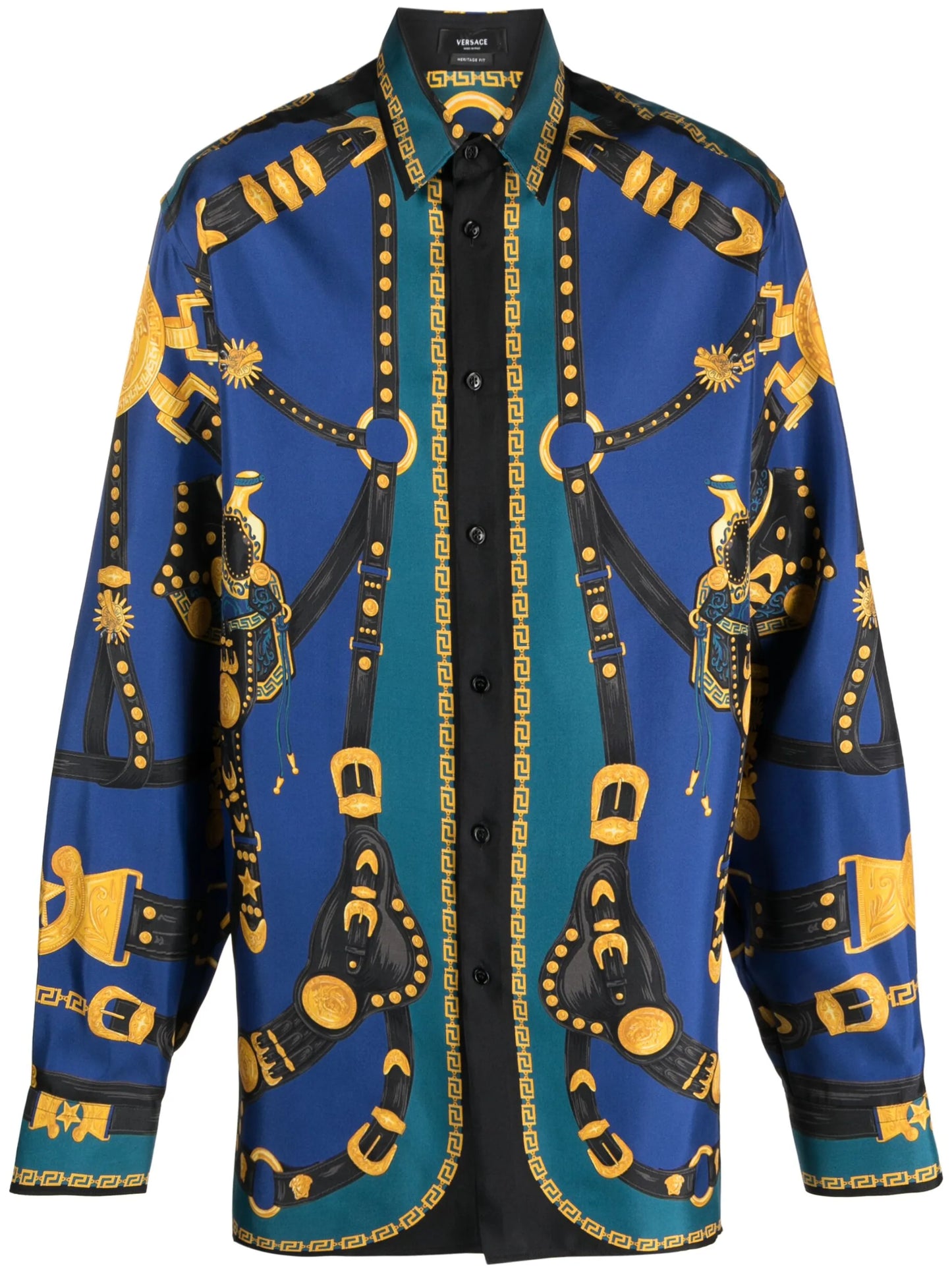 Medusa Saddle silk shirt