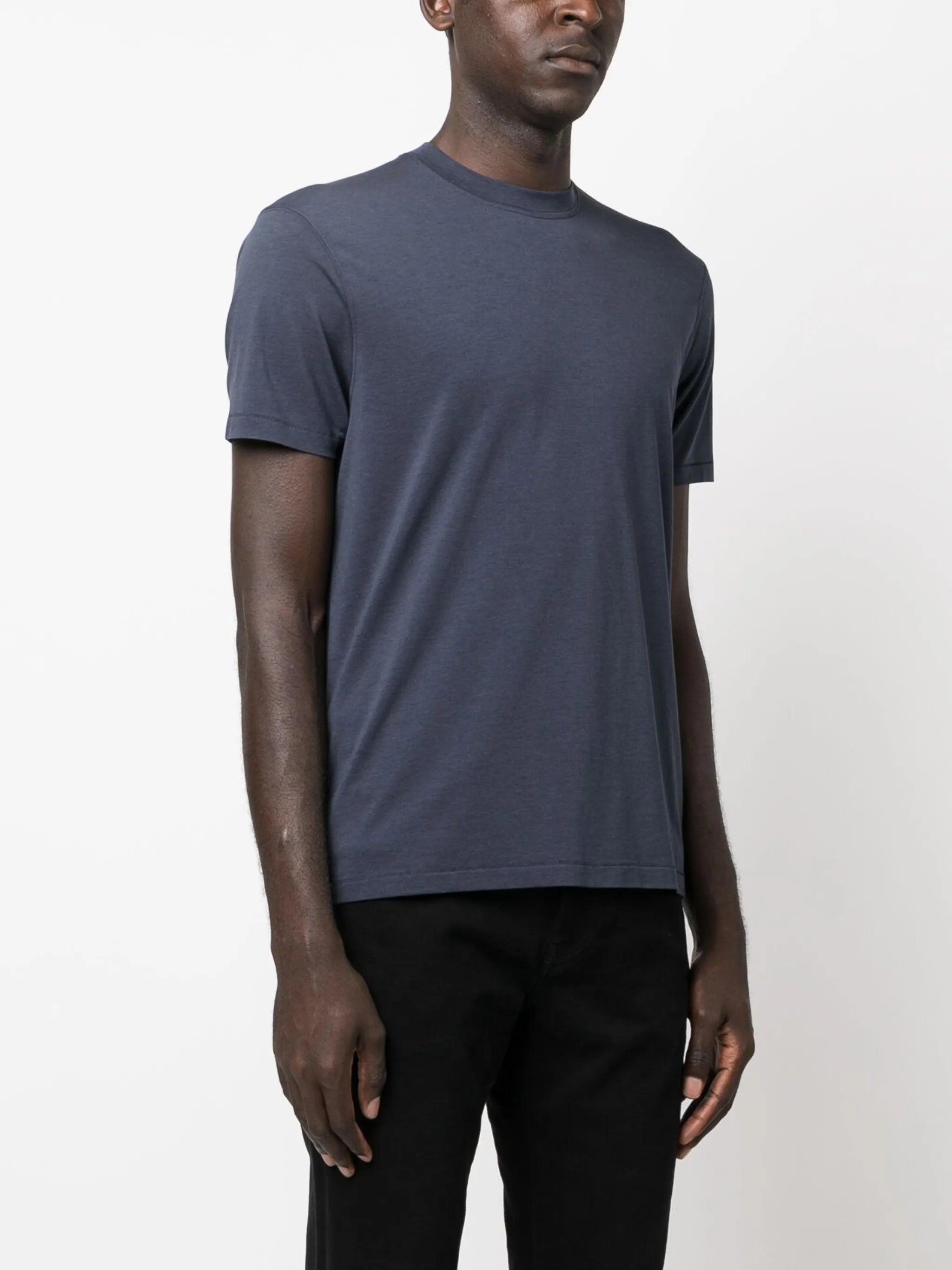 crew-neck short-sleeve T-shirt
