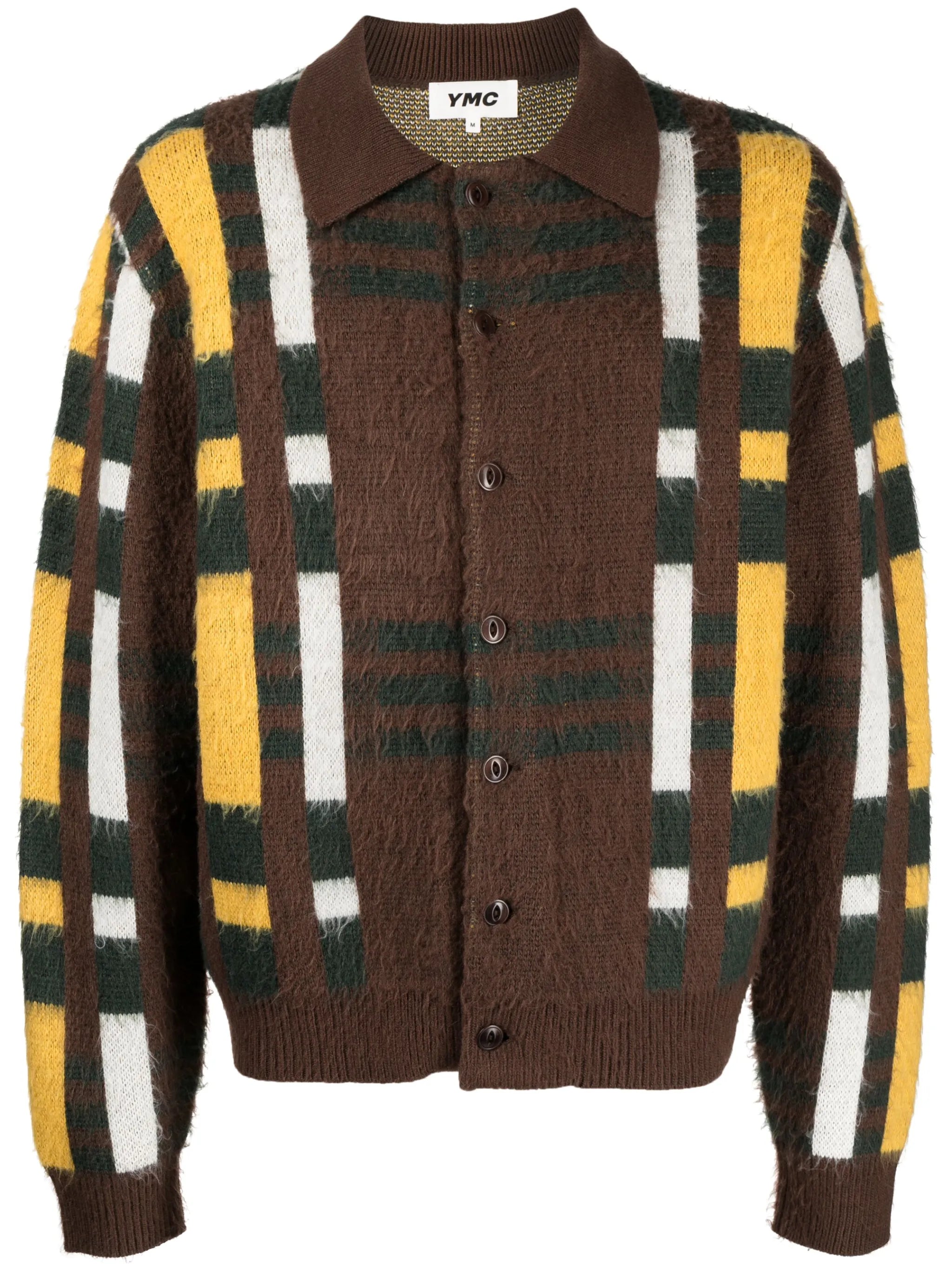 Ratpack check-pattern cardigan