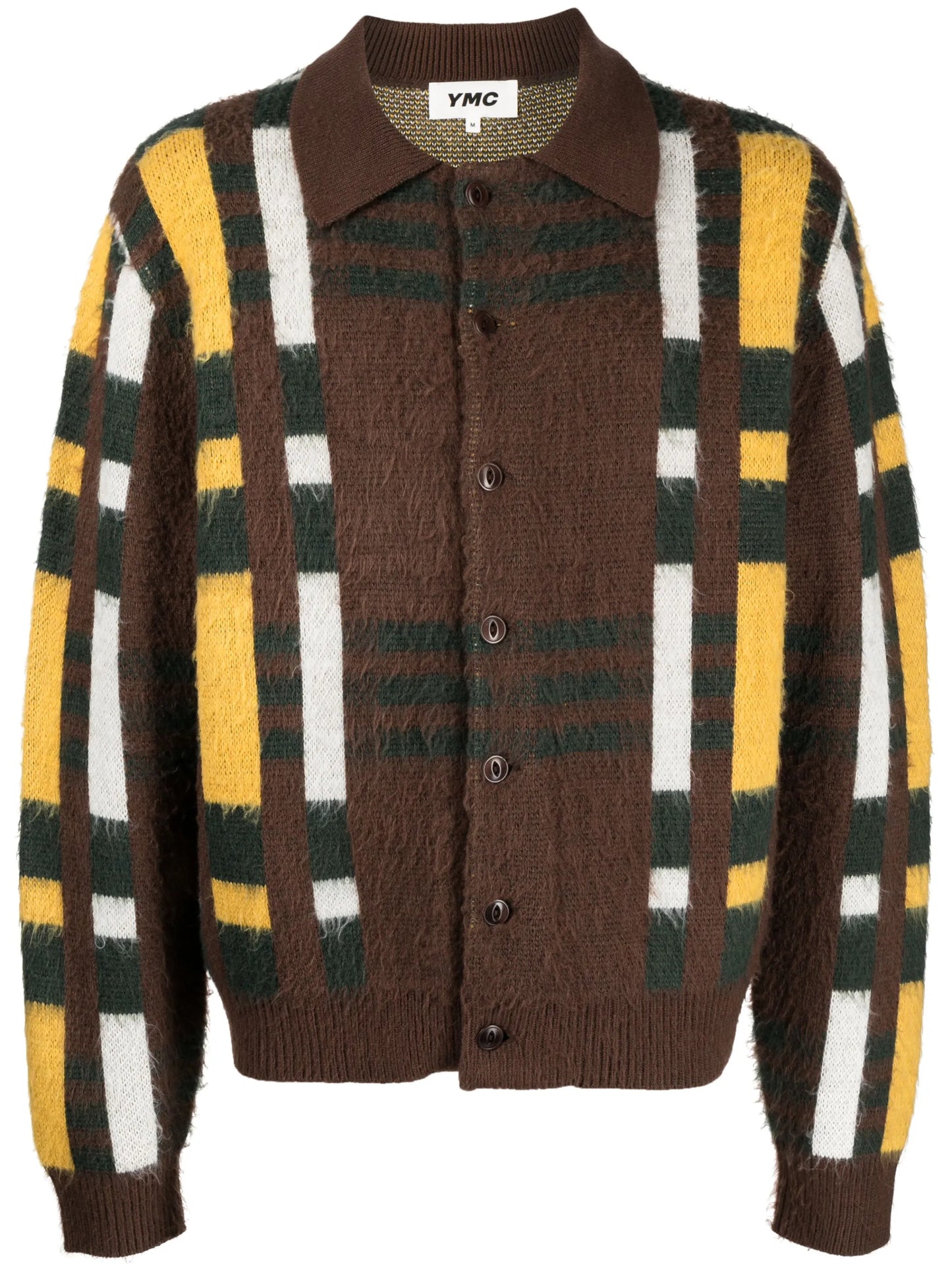 Ratpack check-pattern cardigan