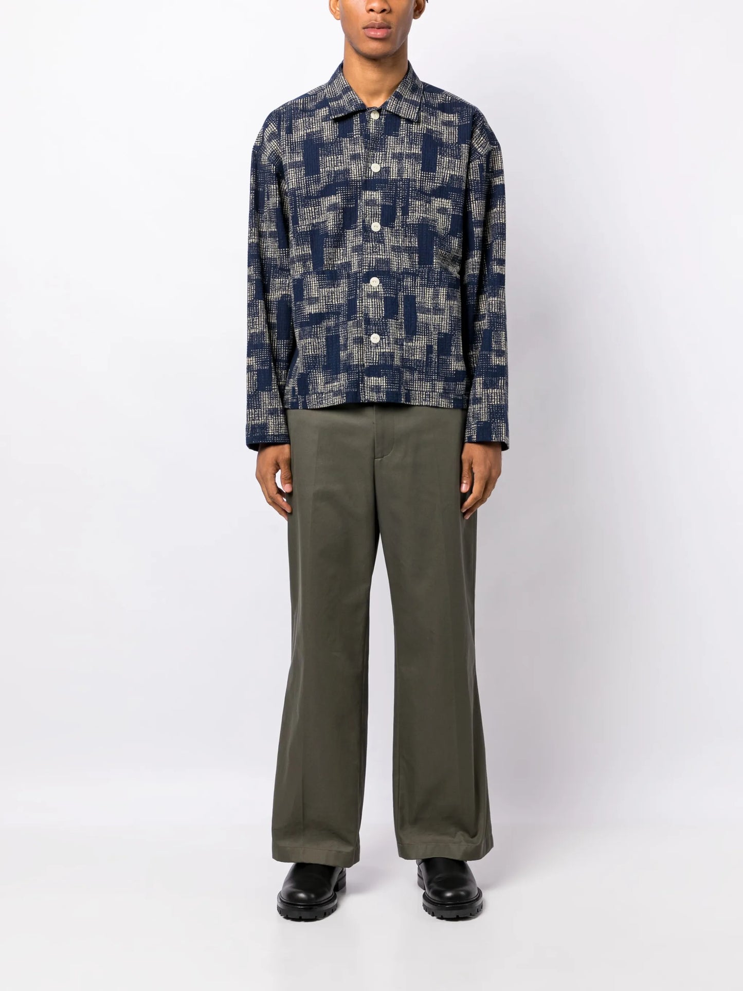 Pj textured cotton shirt