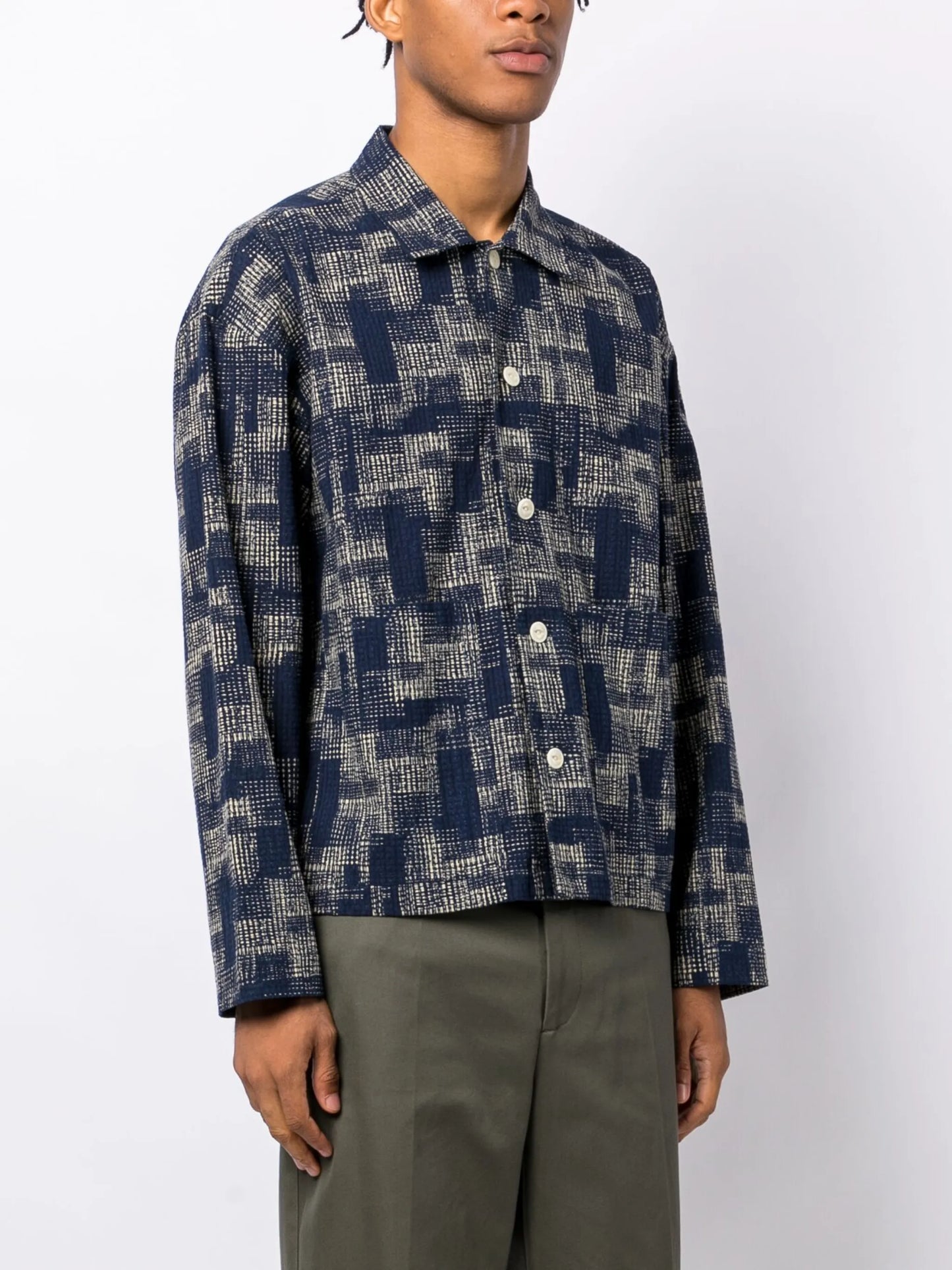 Pj textured cotton shirt