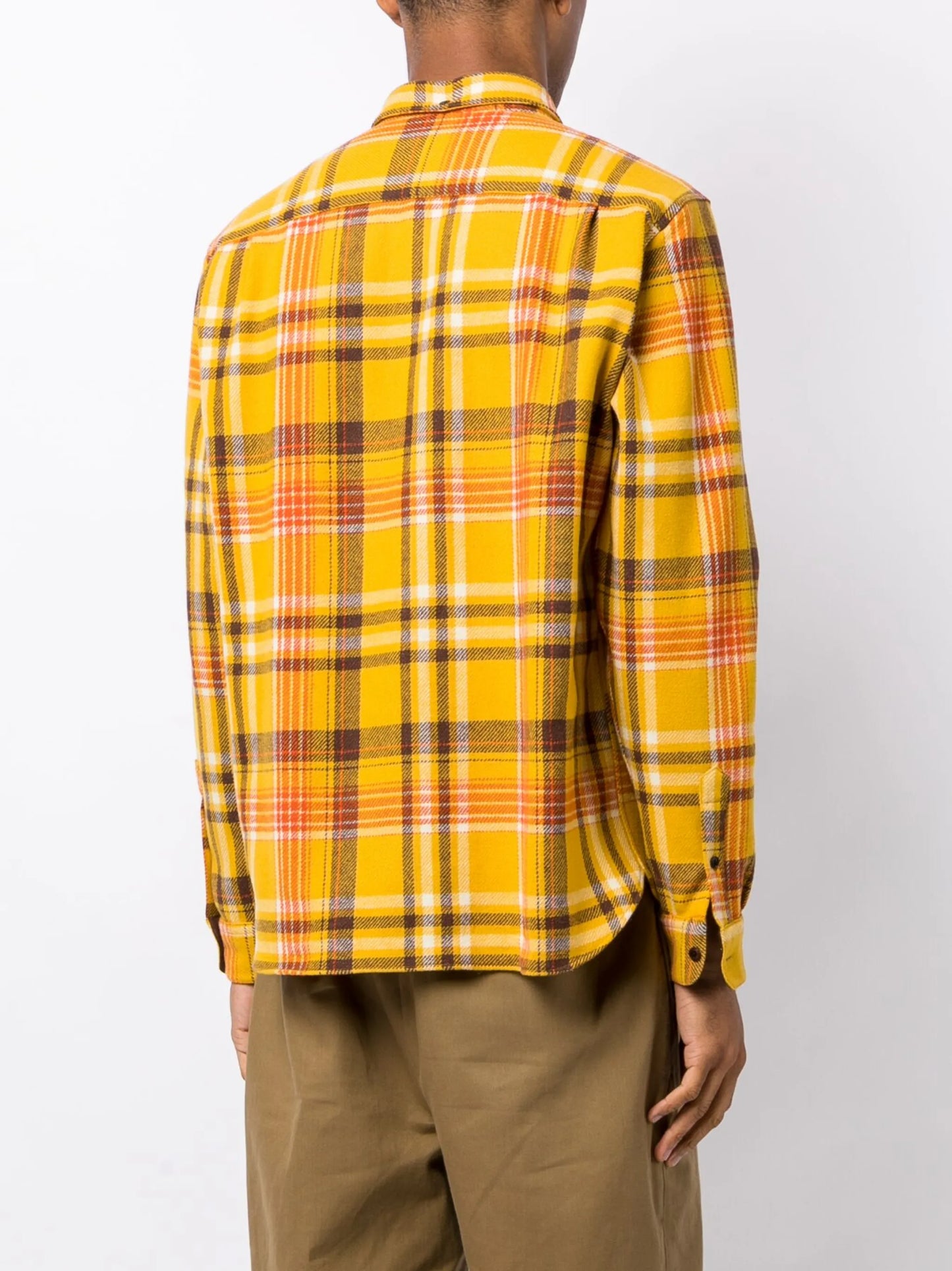 Dean check-print cotton shirt
