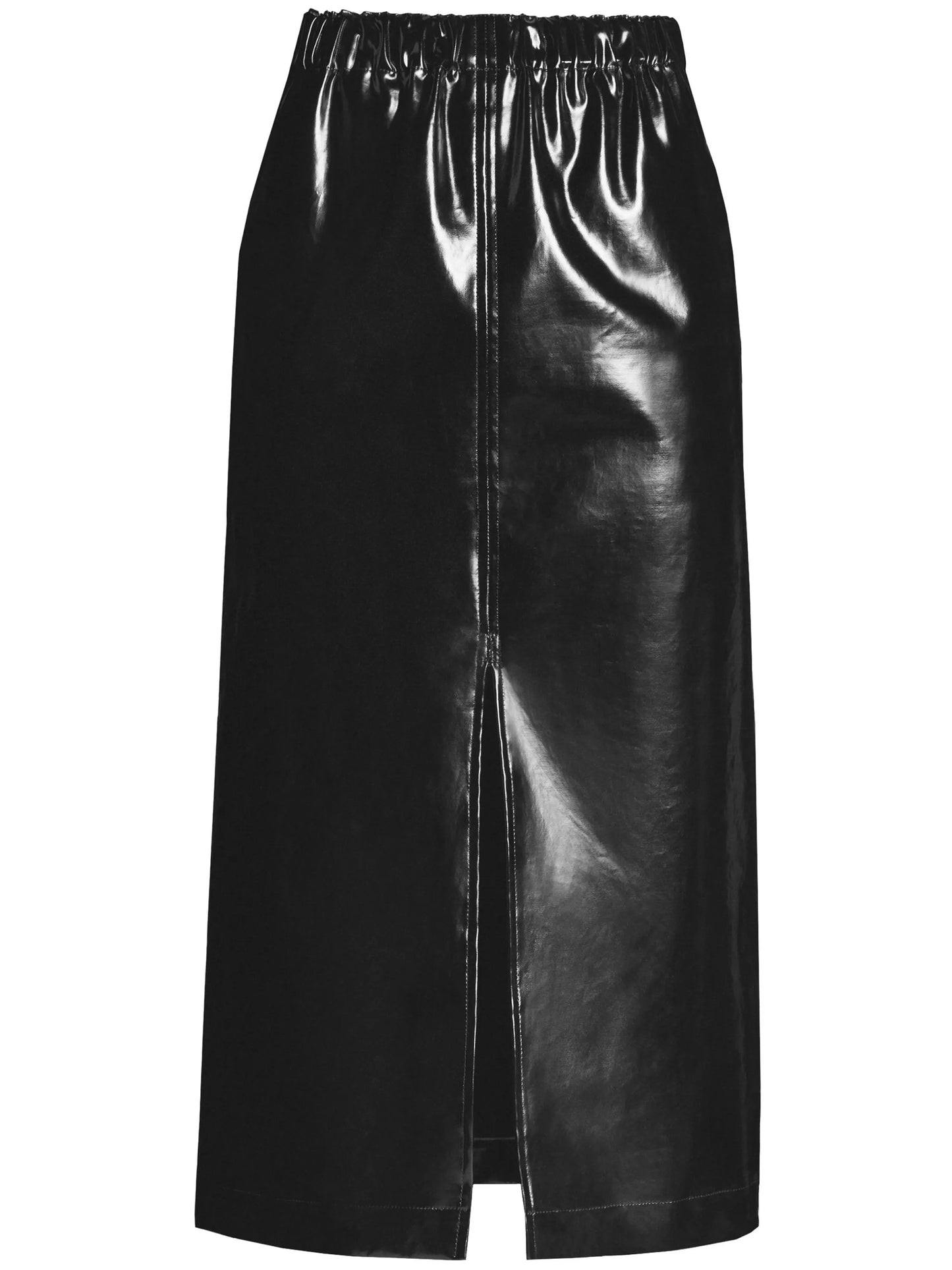 black midi skirt
