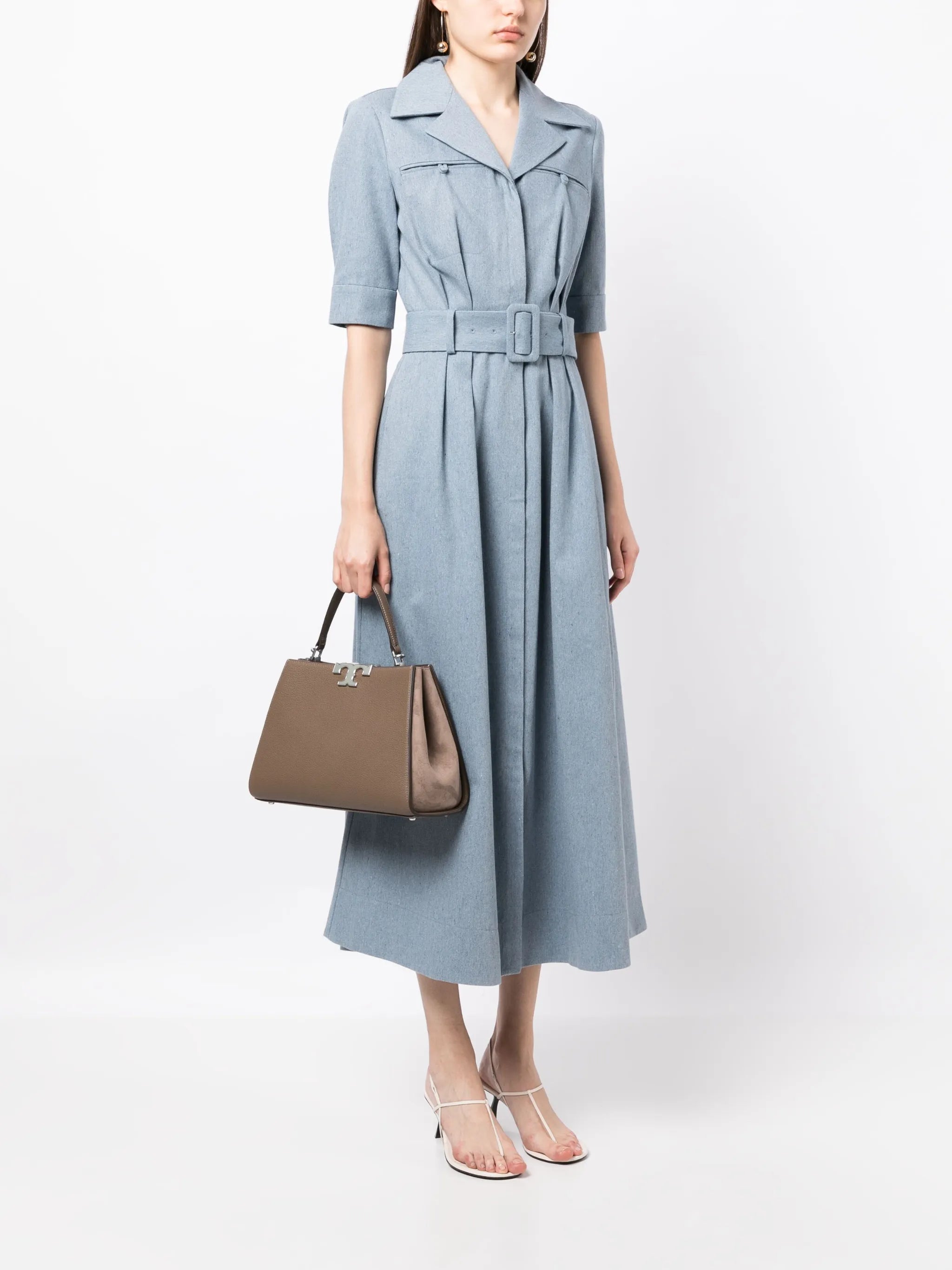 Eleanor leather satchel bag