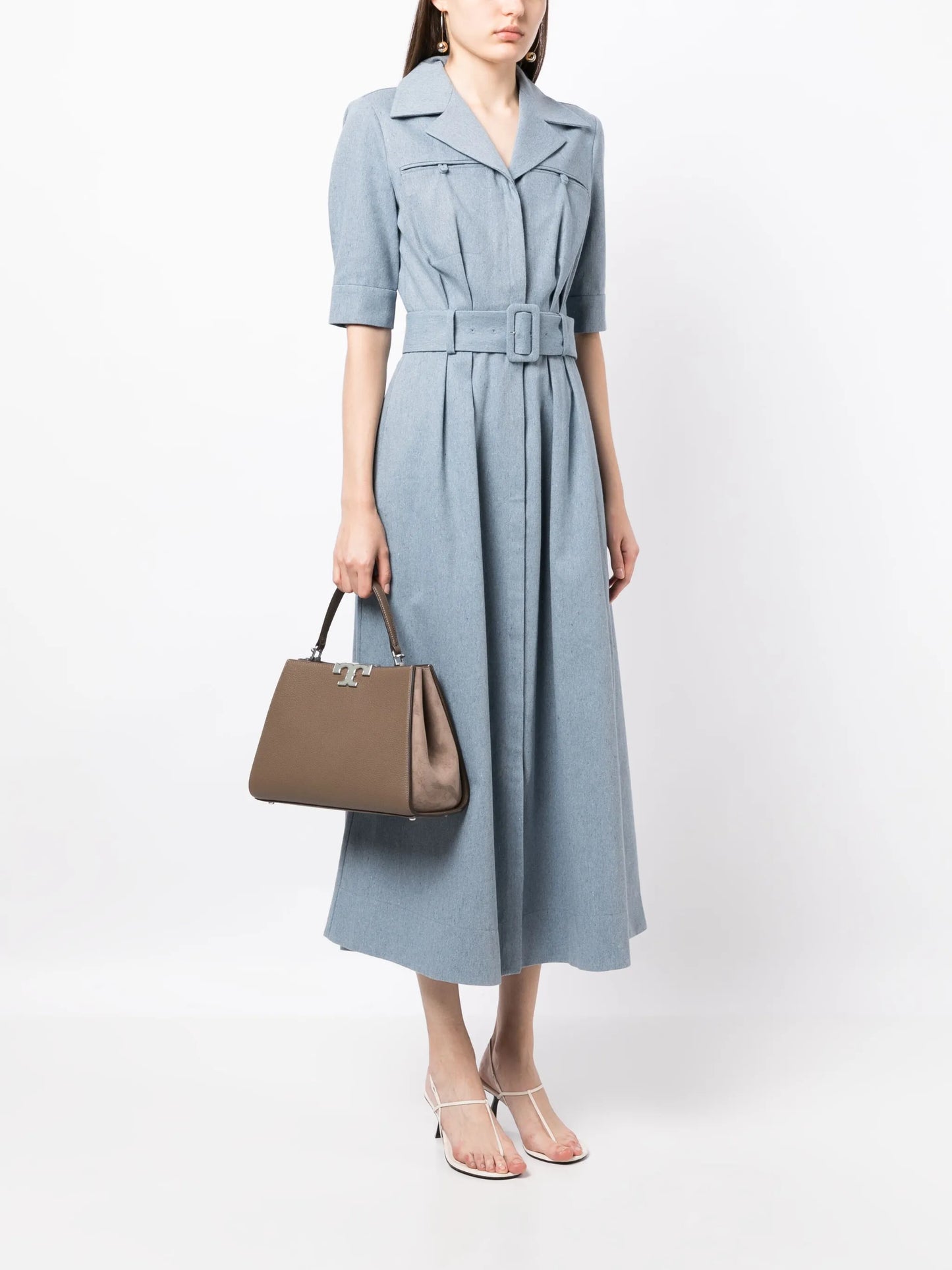 Eleanor leather satchel bag