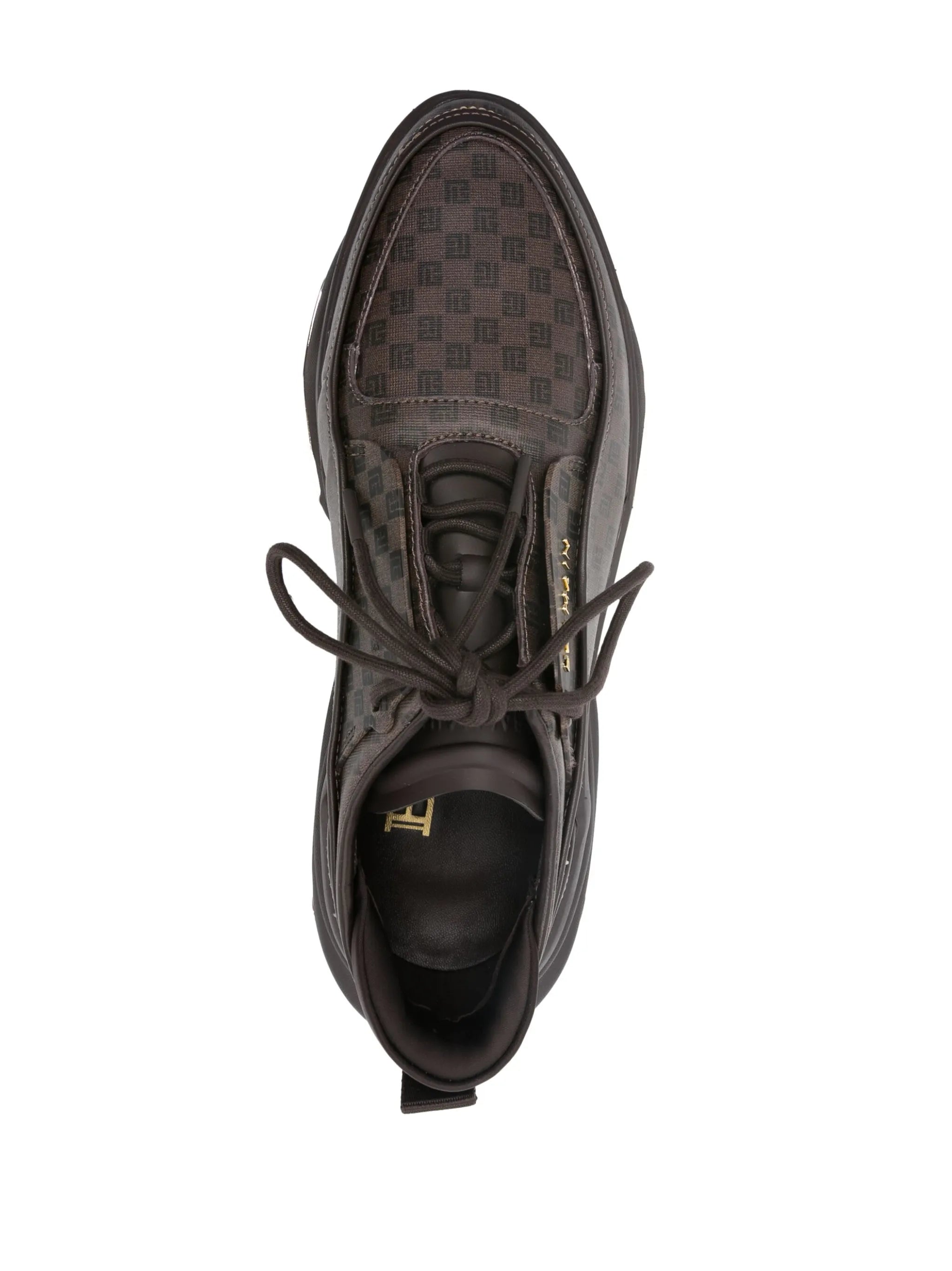 B-Bold monogram-print sneakers