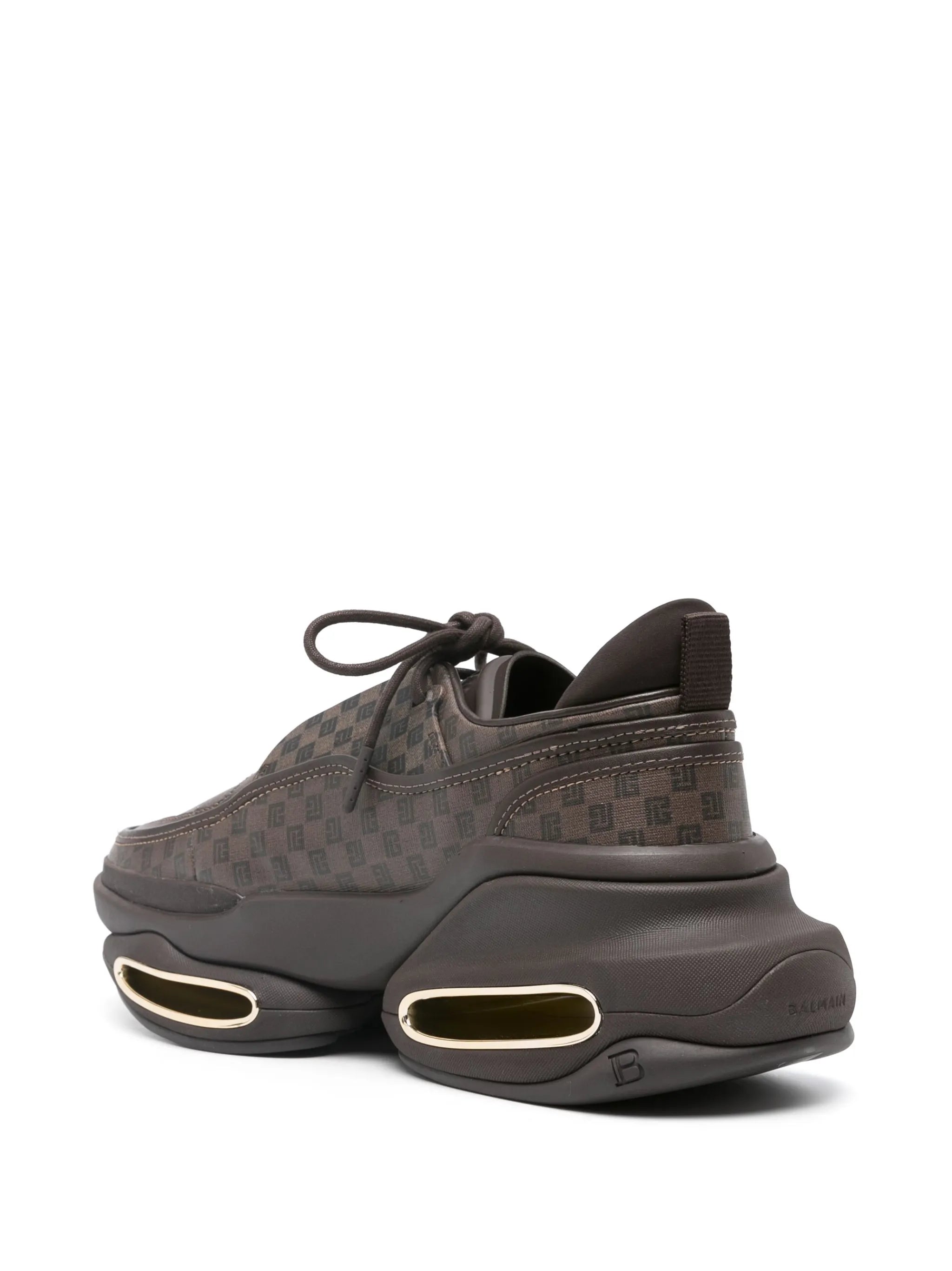 B-Bold monogram-print sneakers