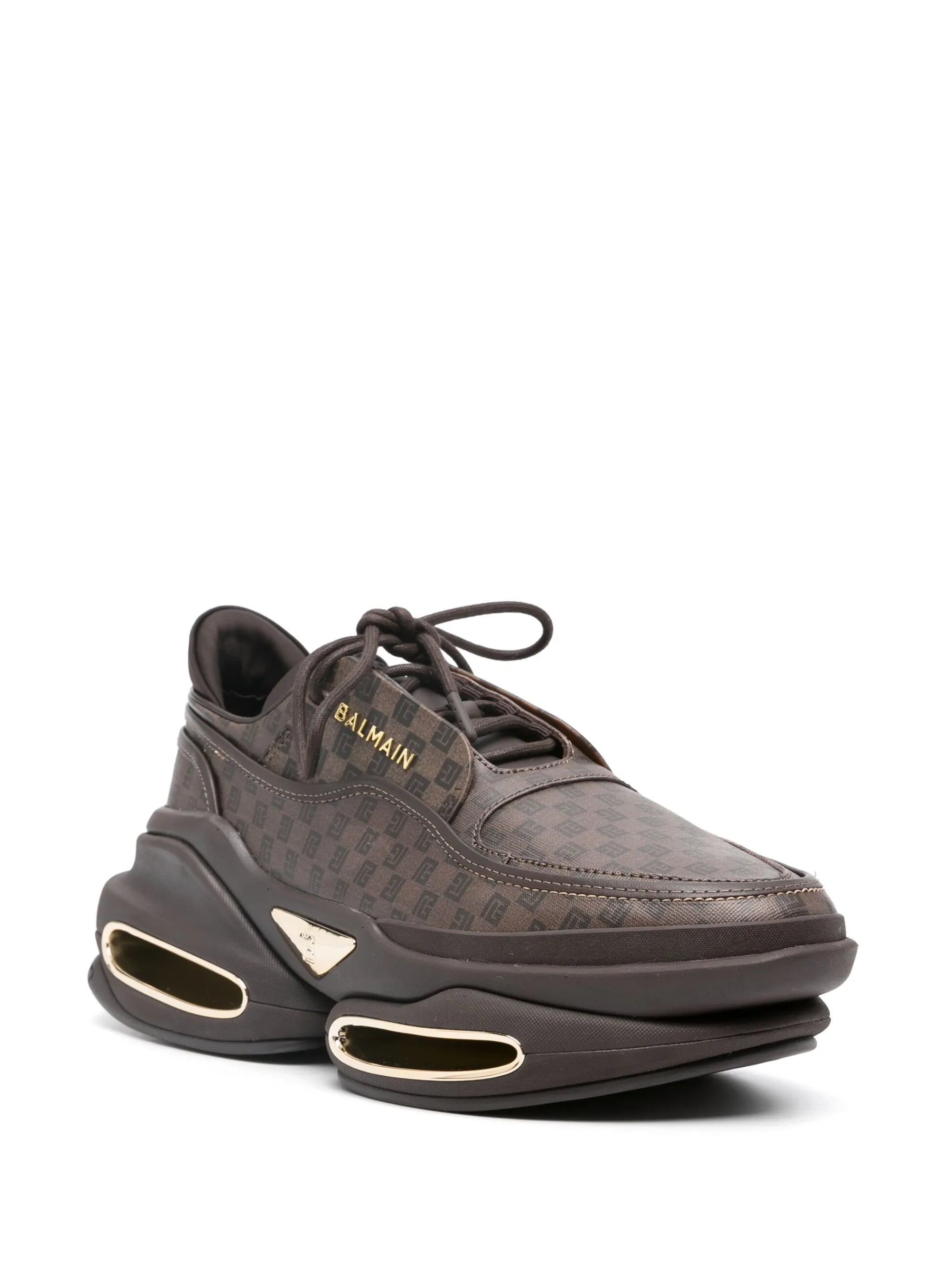 B-Bold monogram-print sneakers