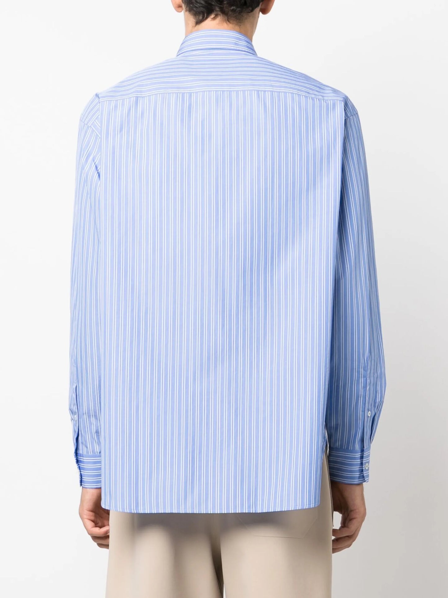 striped long-sleeve shirt