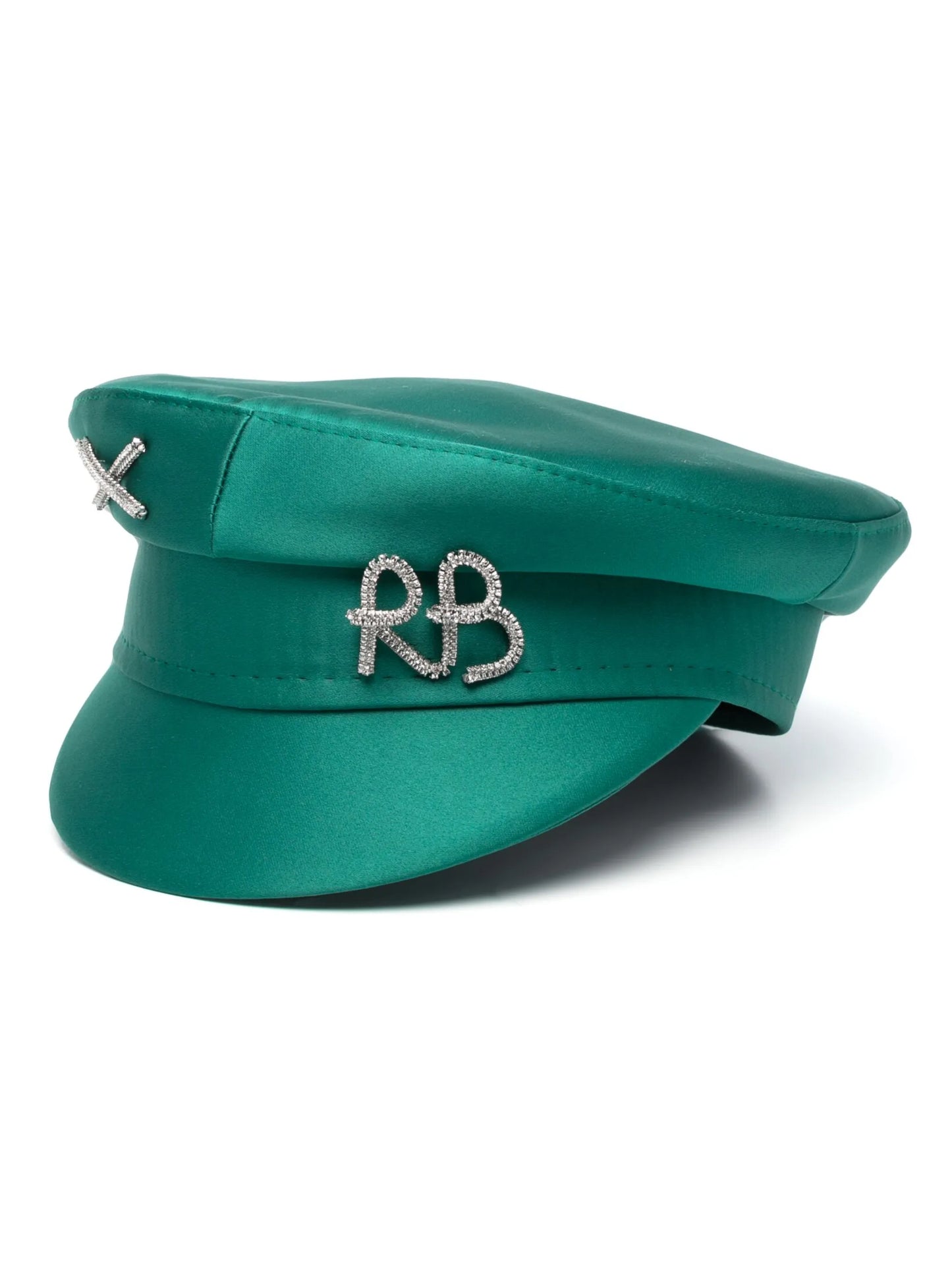 logo-appliqué baker boy hat