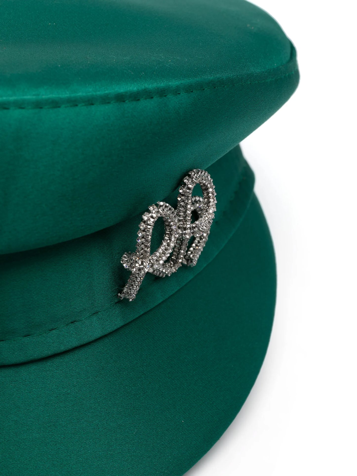 logo-appliqué baker boy hat