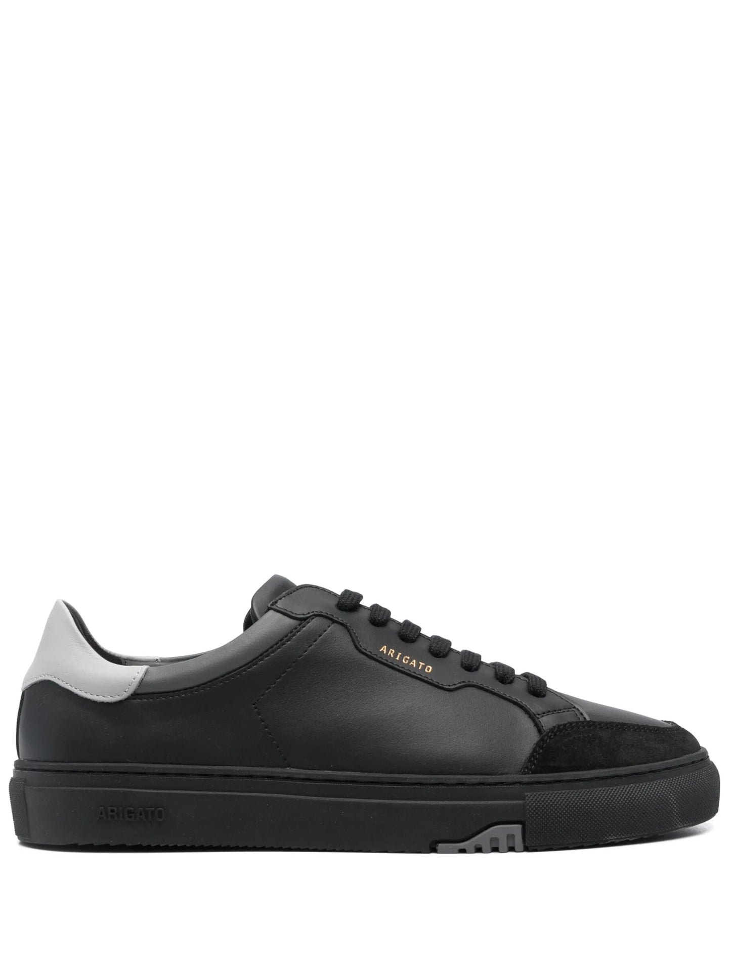 low-top leather sneakers