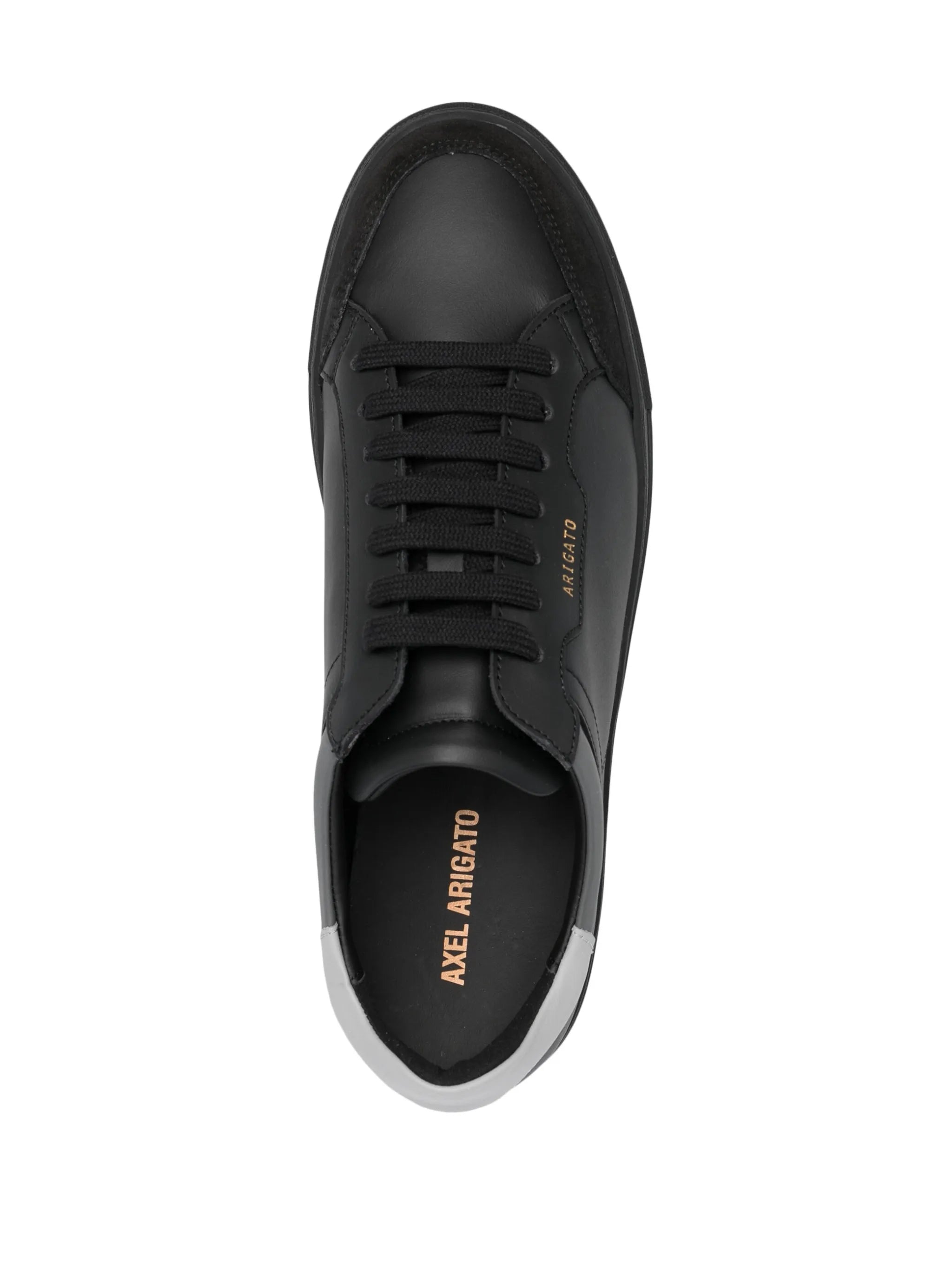 low-top leather sneakers