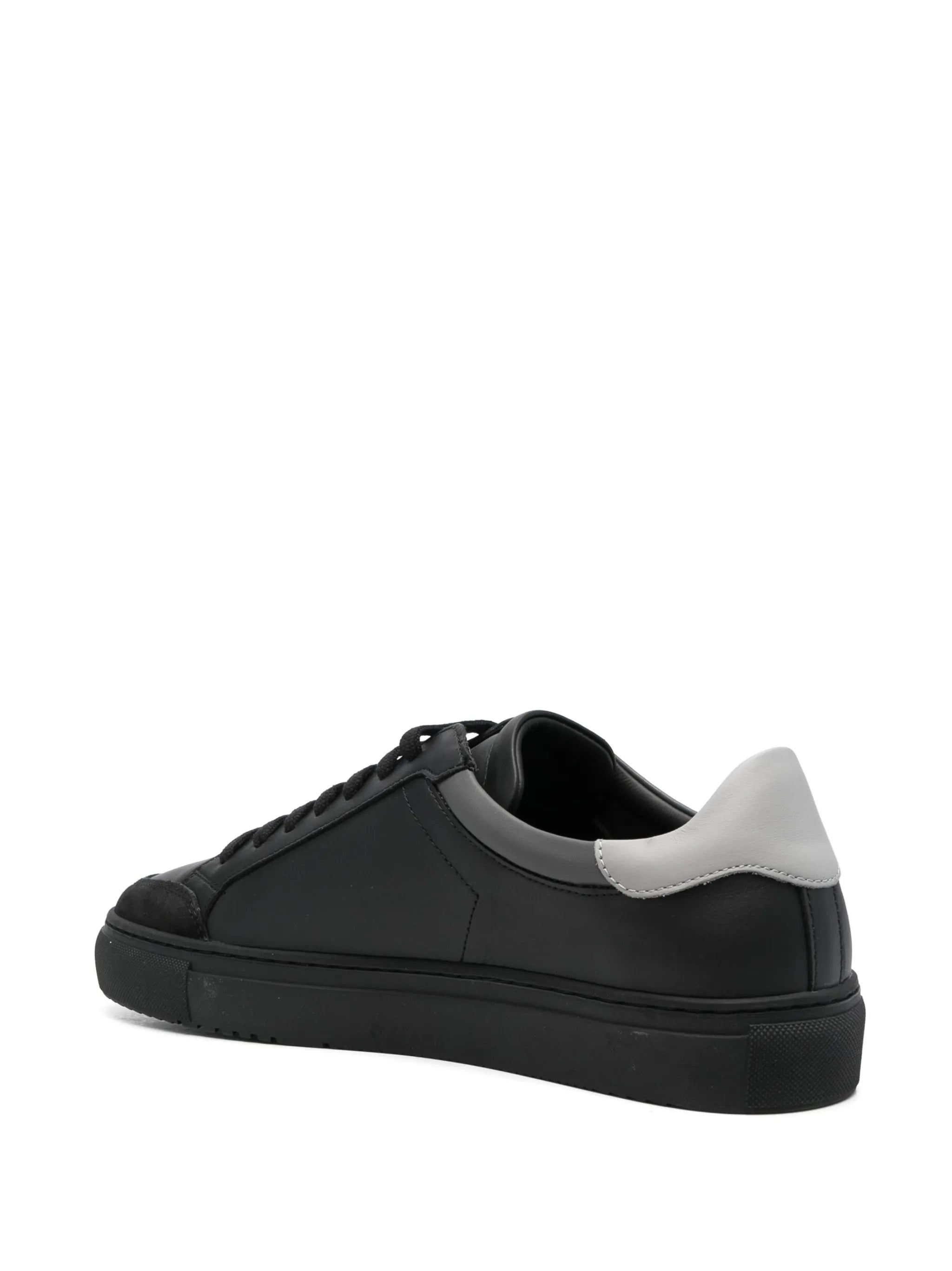 low-top leather sneakers
