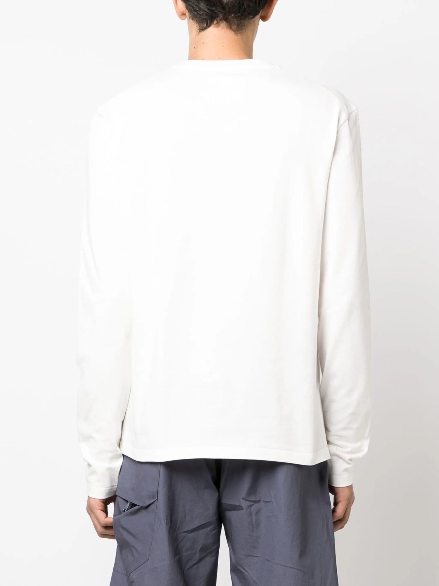 logo-print long-sleeves cotton T-shirt