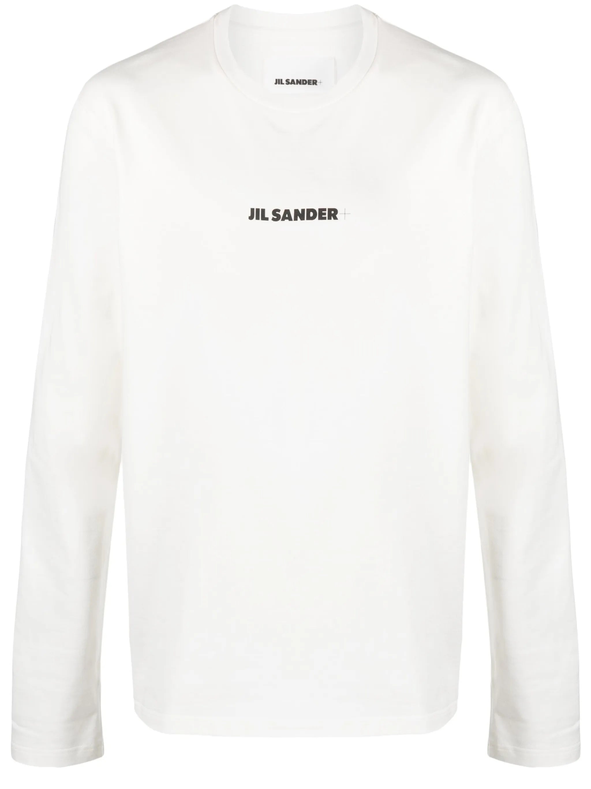logo-print long-sleeves cotton T-shirt