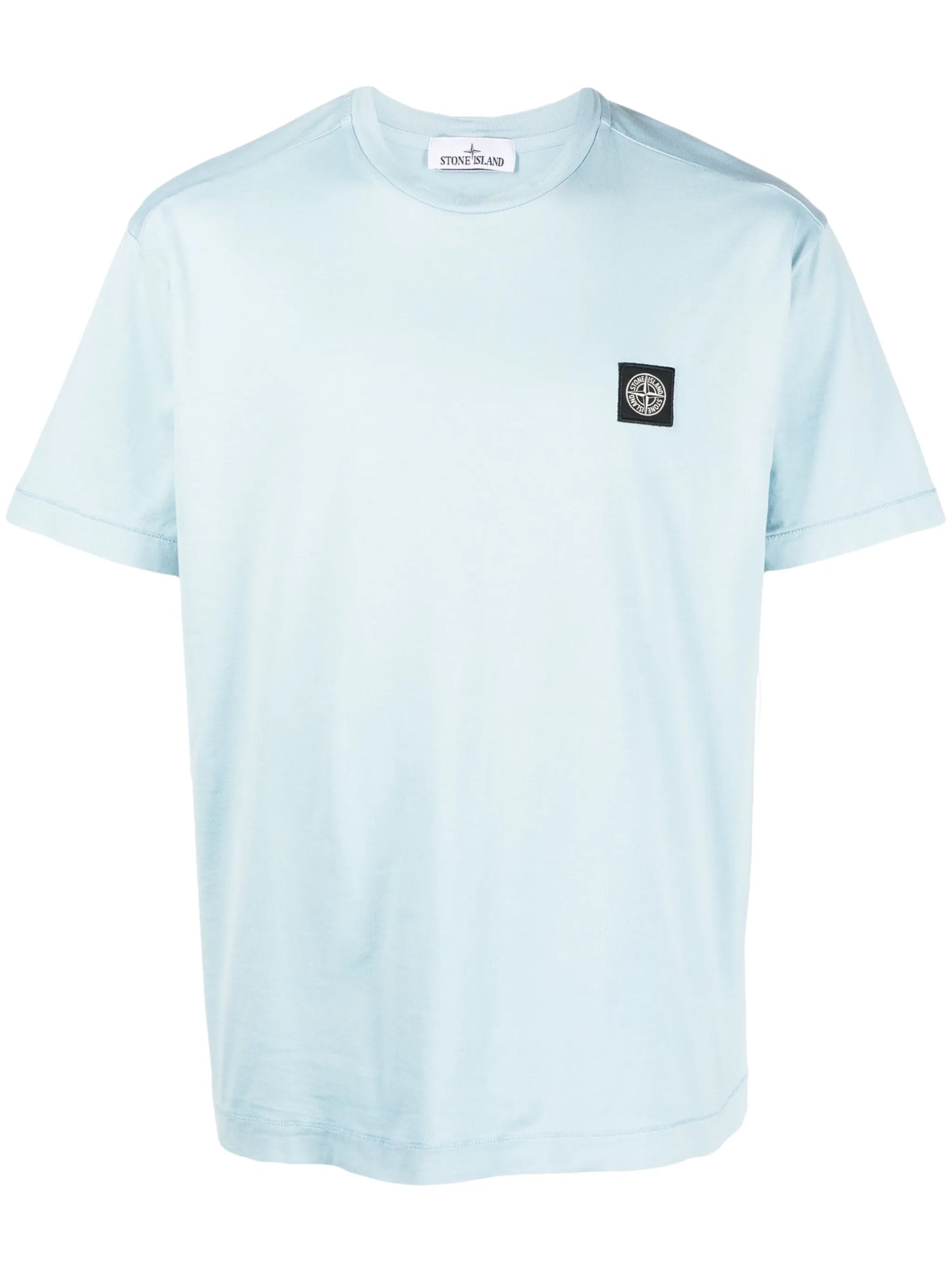 Compass-patch cotton T-shirt