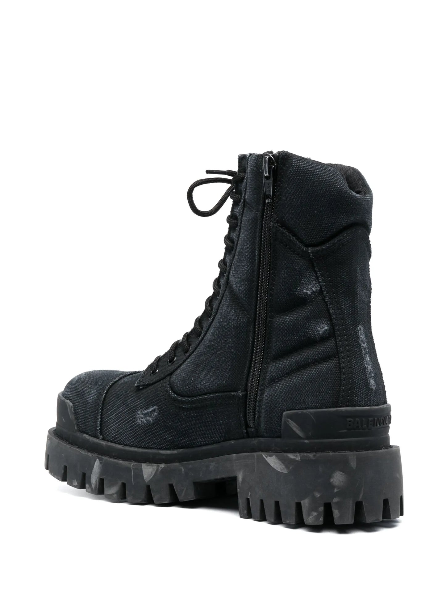 lace-up combat boots
