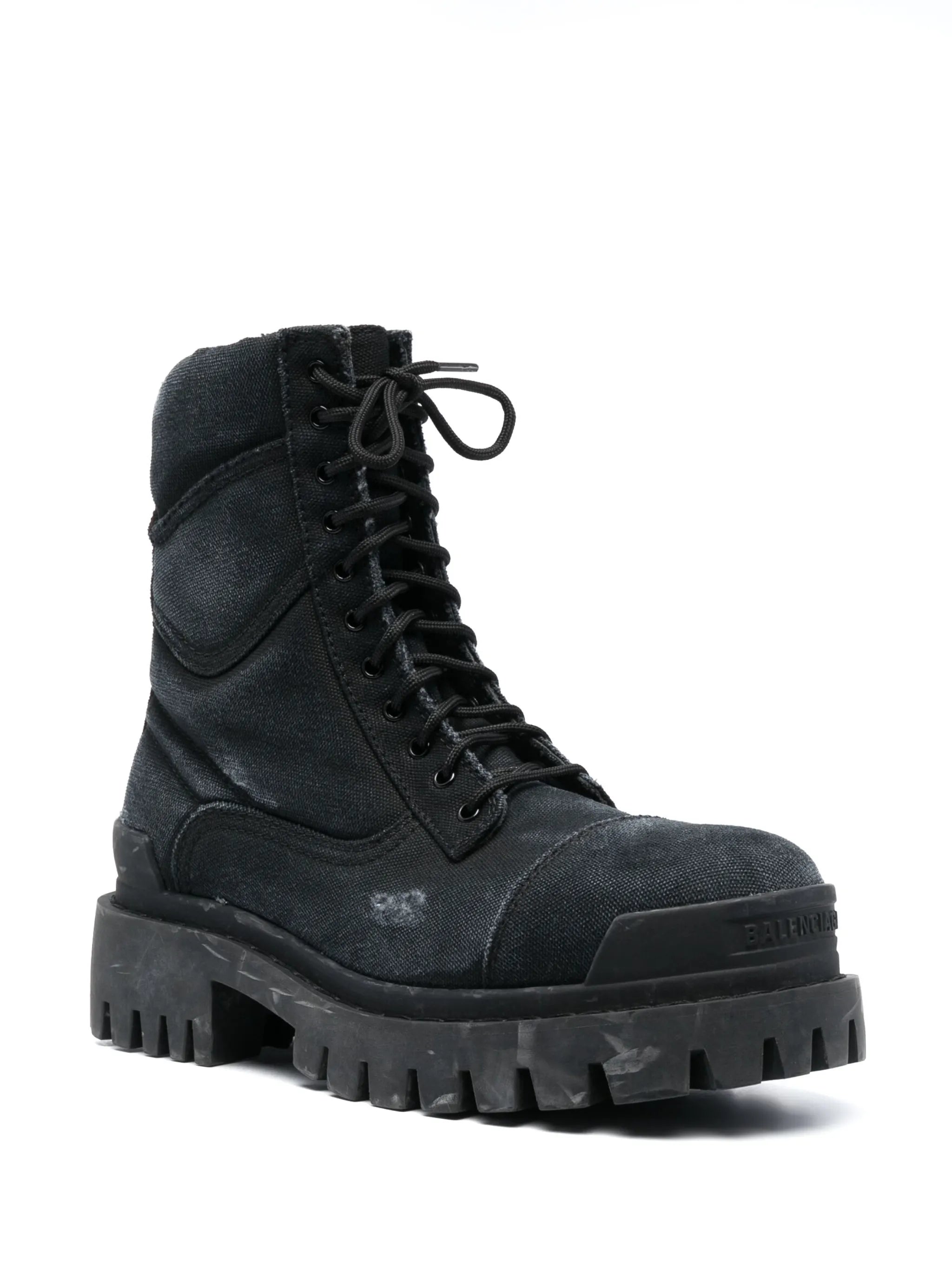 lace-up combat boots