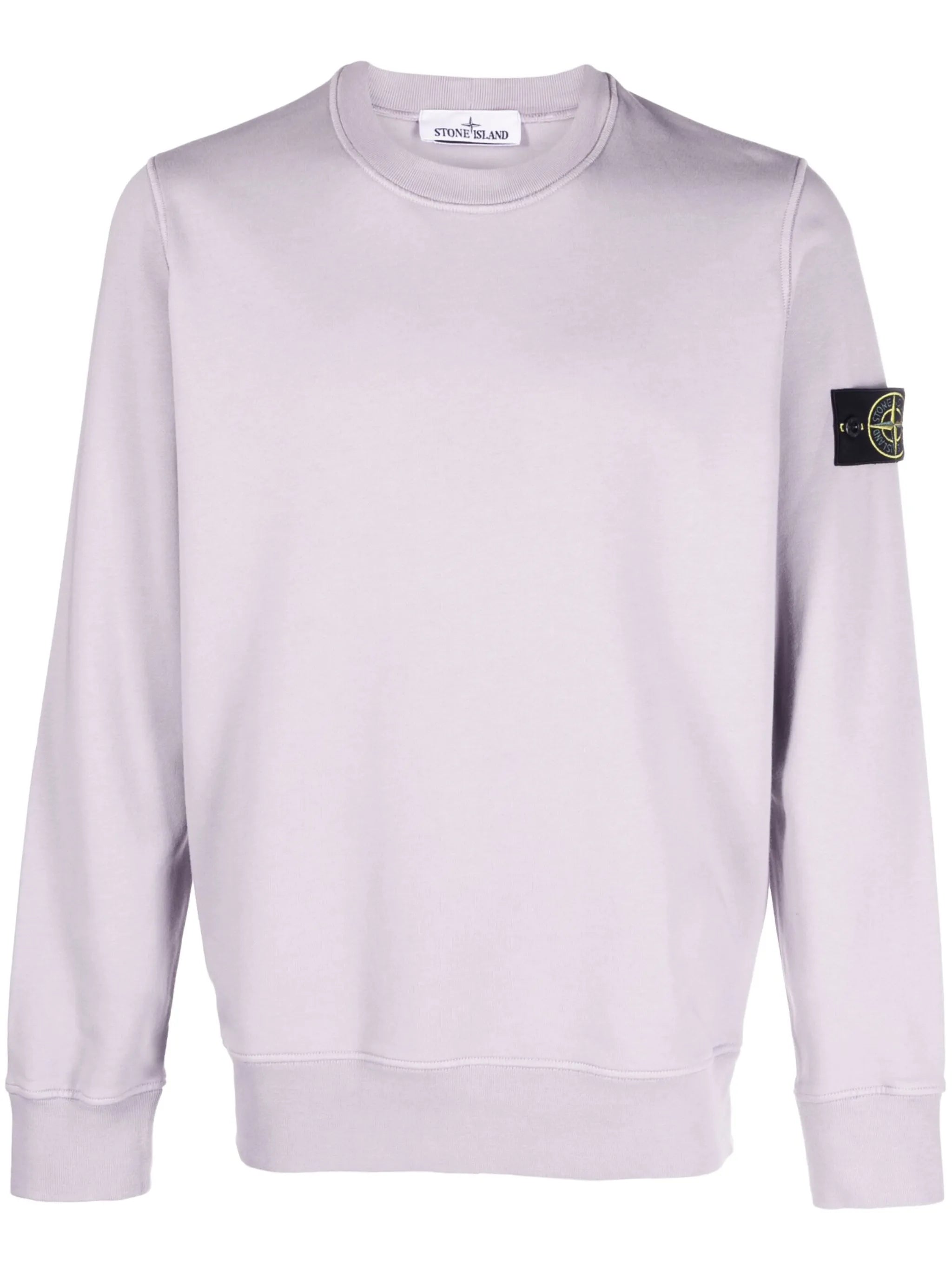 Compass-patch crew-neck sweatshirt