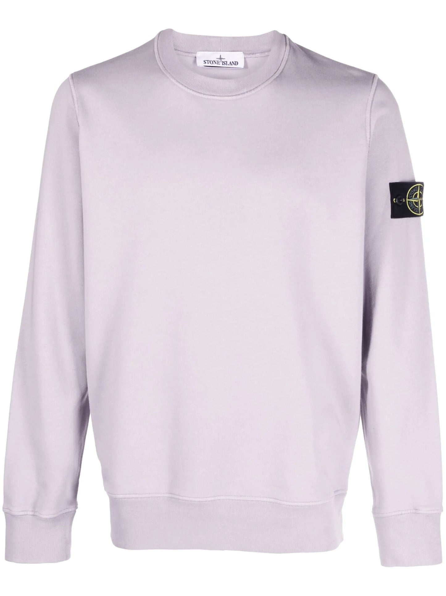 Compass-patch crew-neck sweatshirt