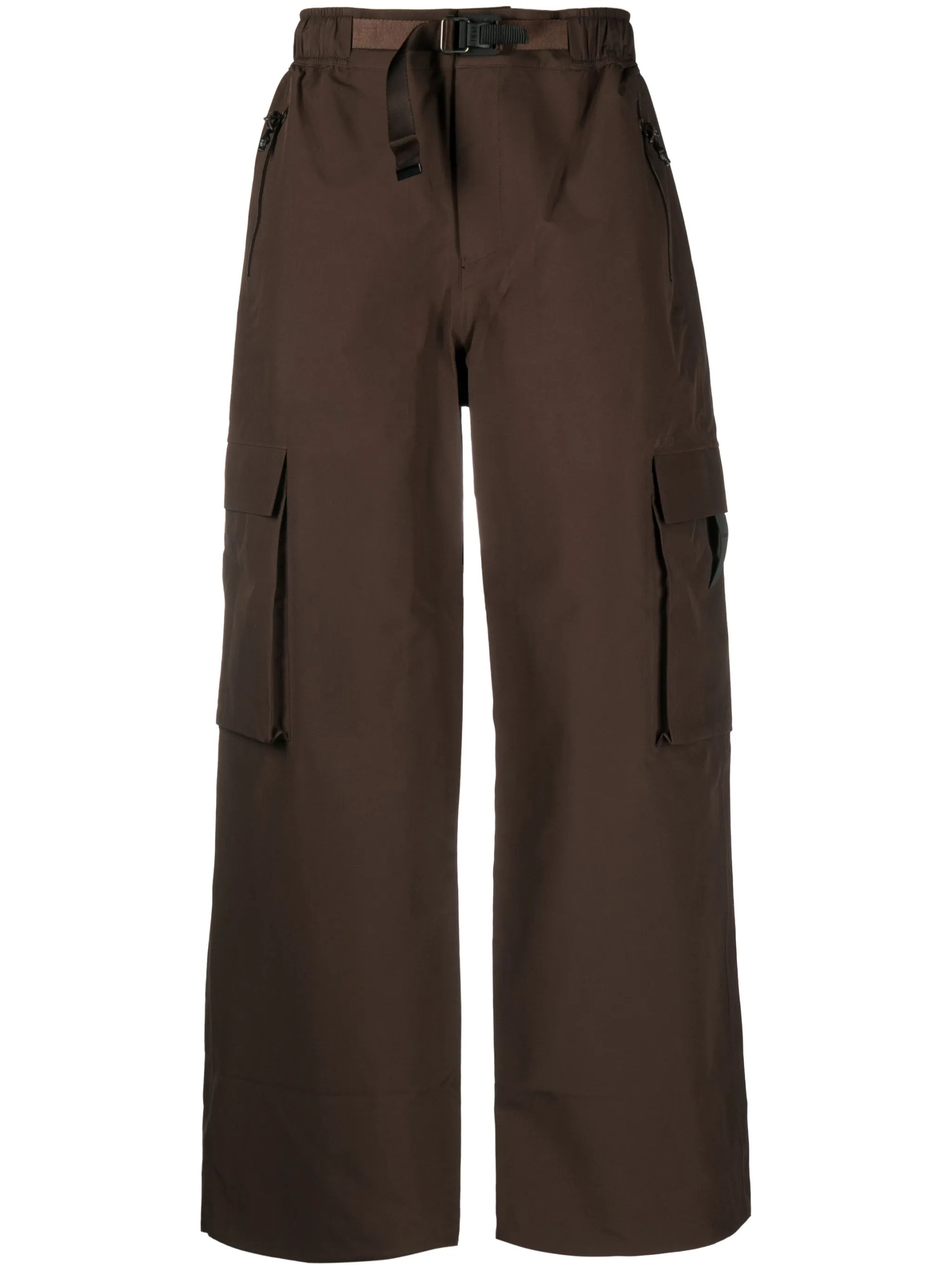 wide-leg cargo trousers
