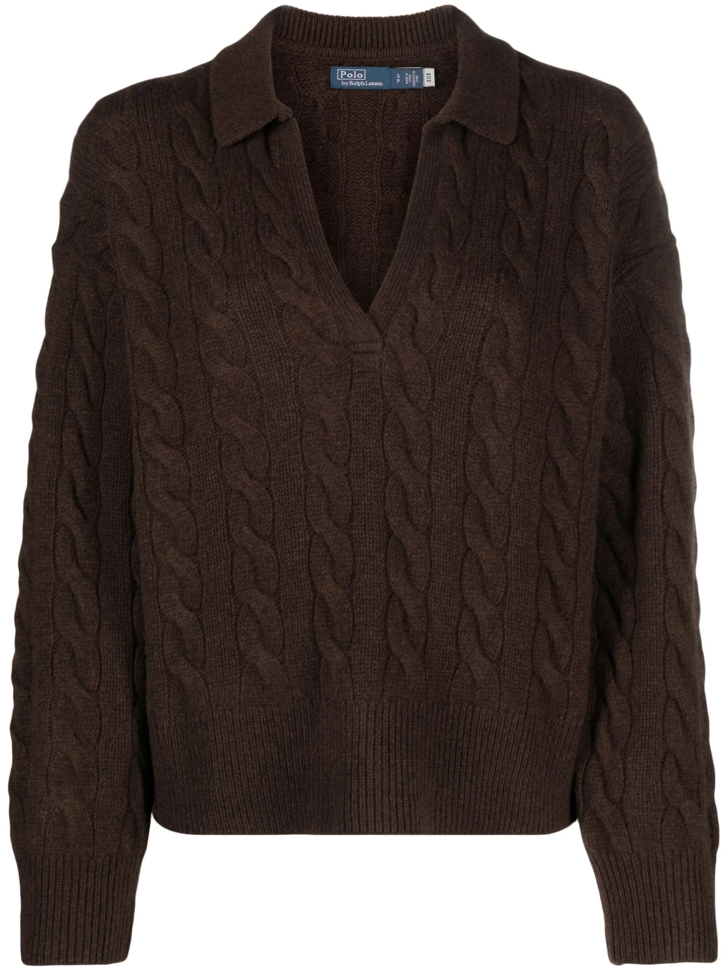 cable-knit jumper