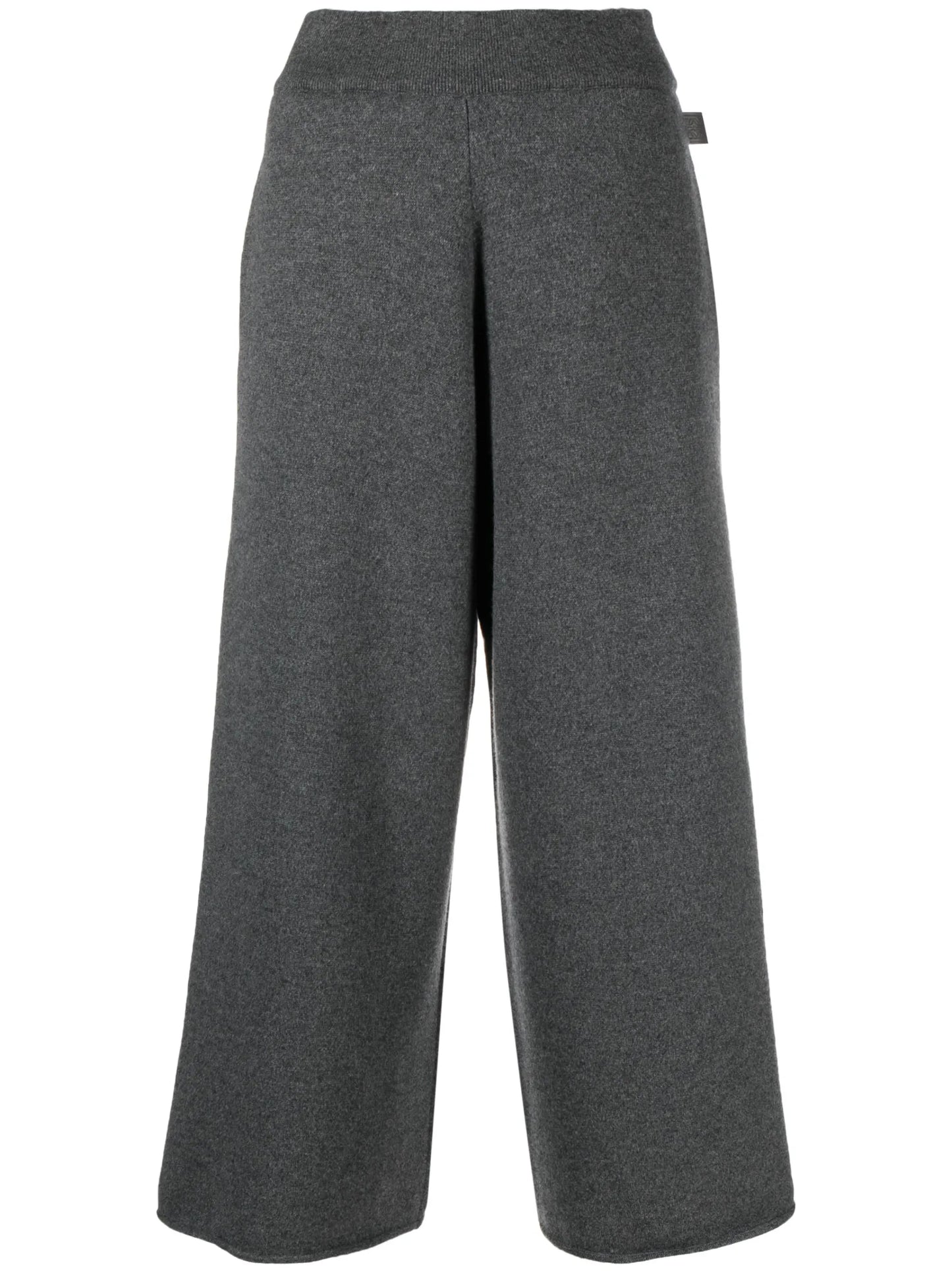 cashmere cropped trousers