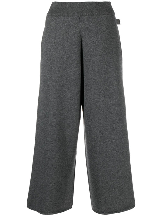 cashmere cropped trousers