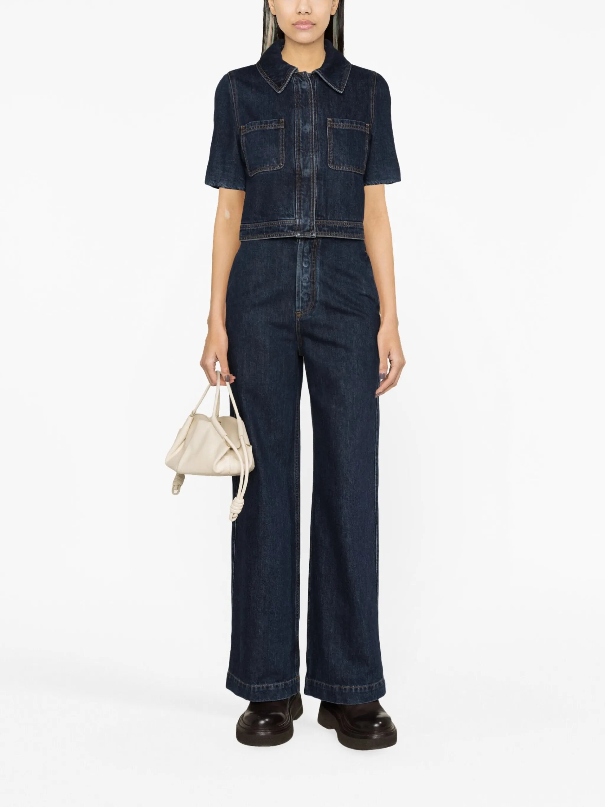 Reproportioned denim jacket