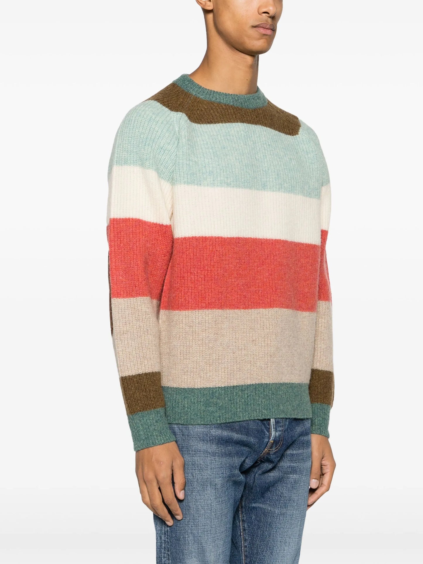 5G striped wool jumper
