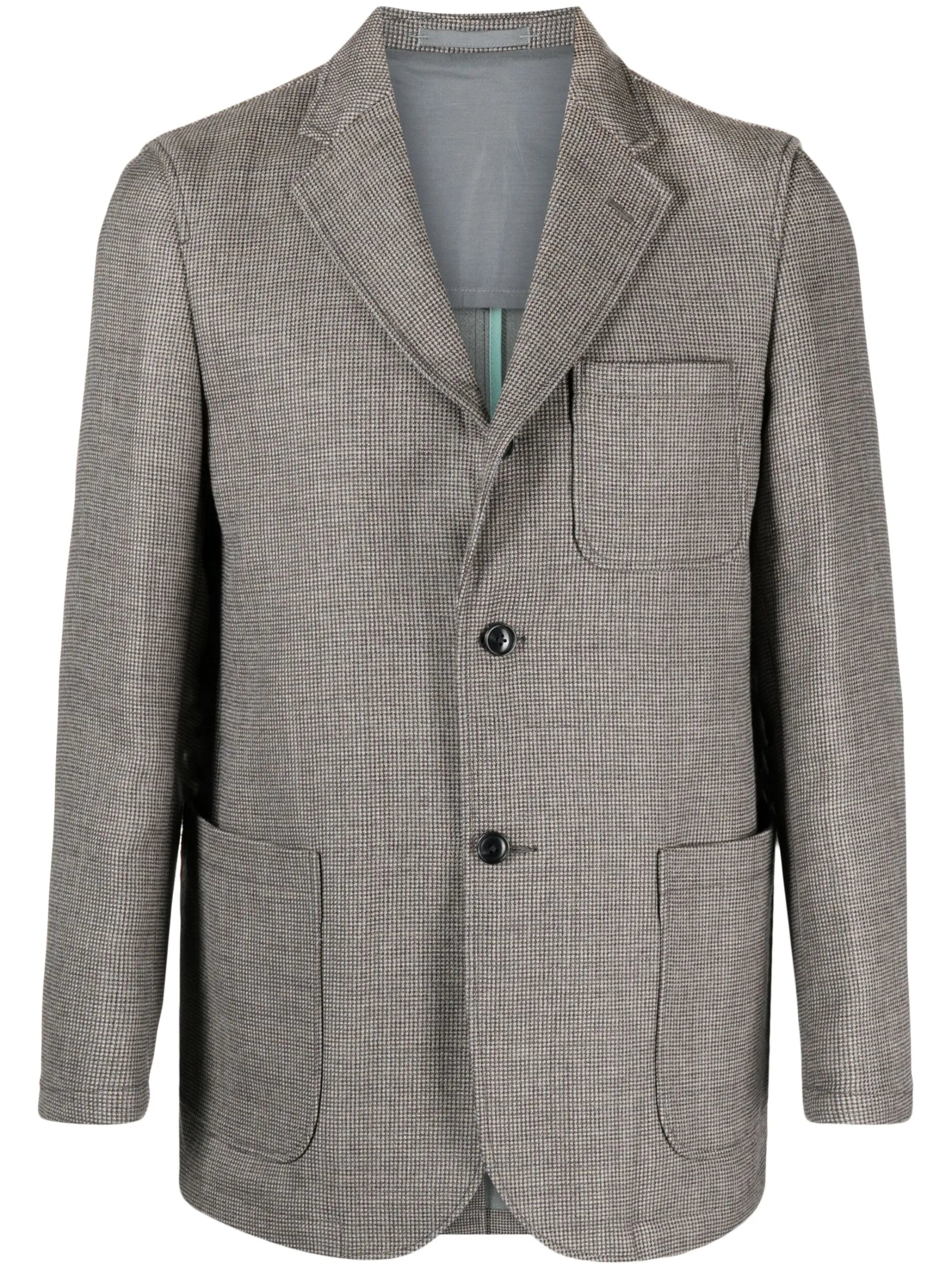3B Comfort check-pattern blazer
