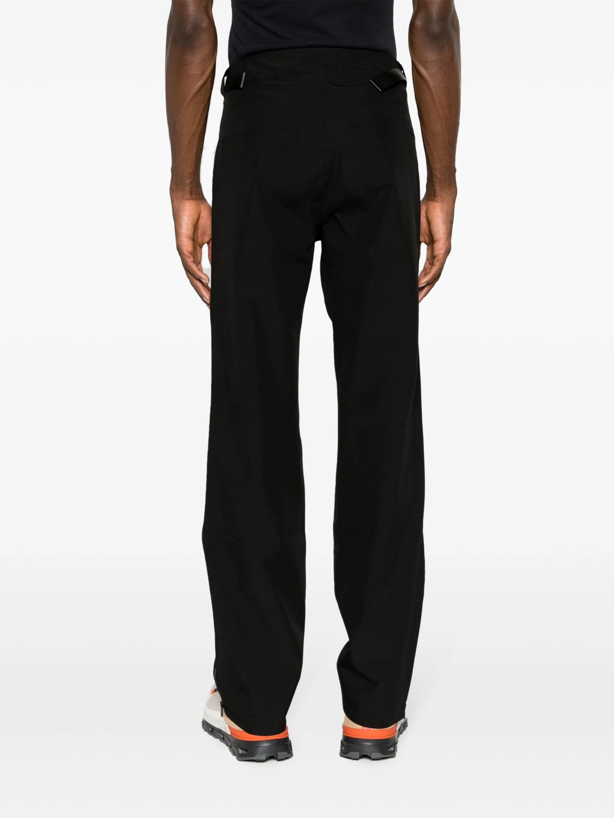 Stryn zip-detail trousers