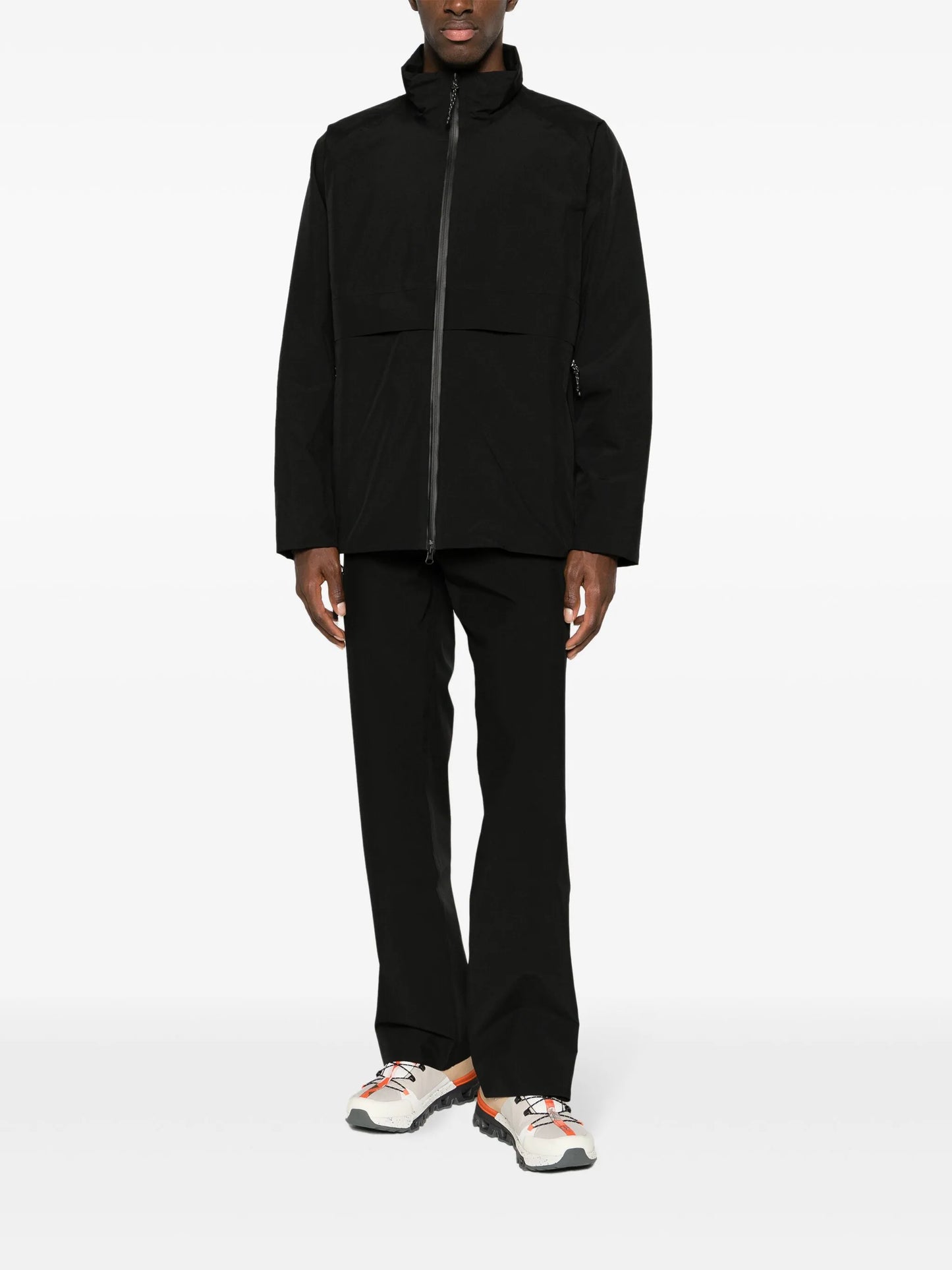 Stryn zip-detail trousers