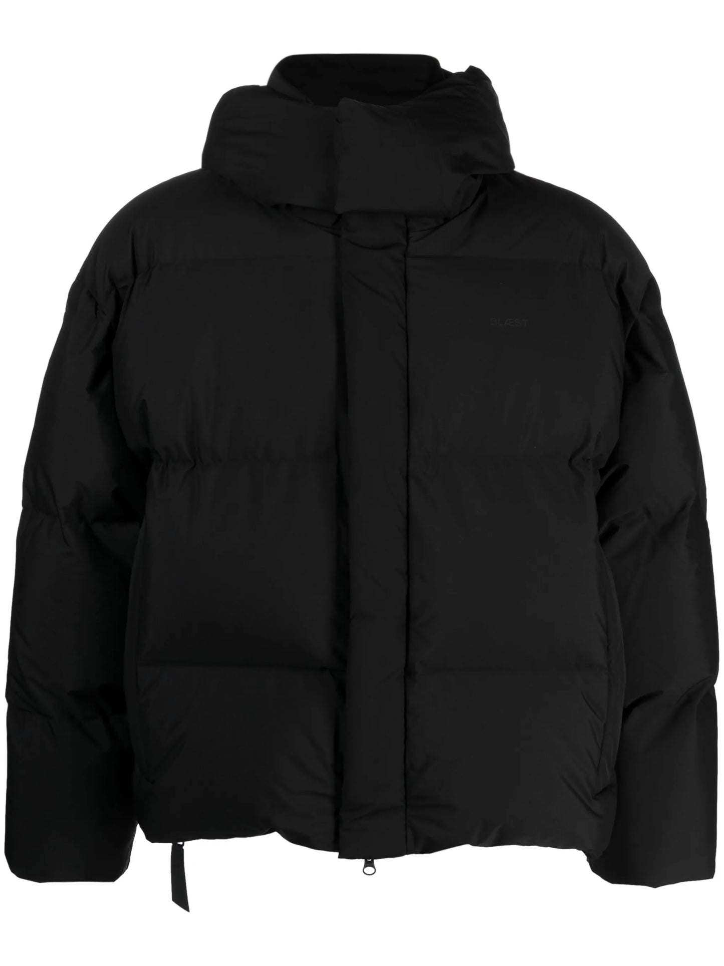 Isane logo-print padded jacket